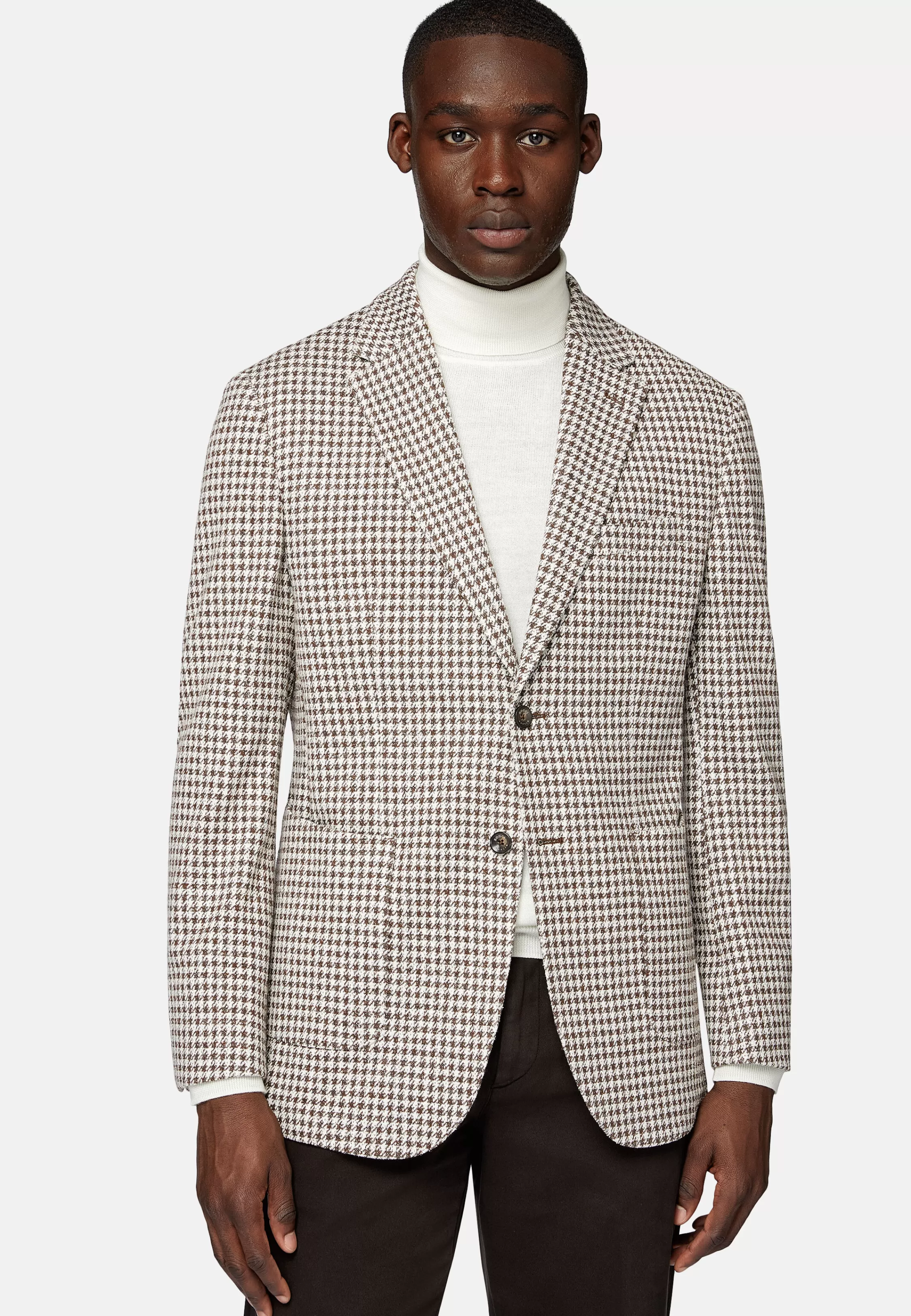 Boggi Milano B Jersey Jacket In Cotton Wool And Nylon