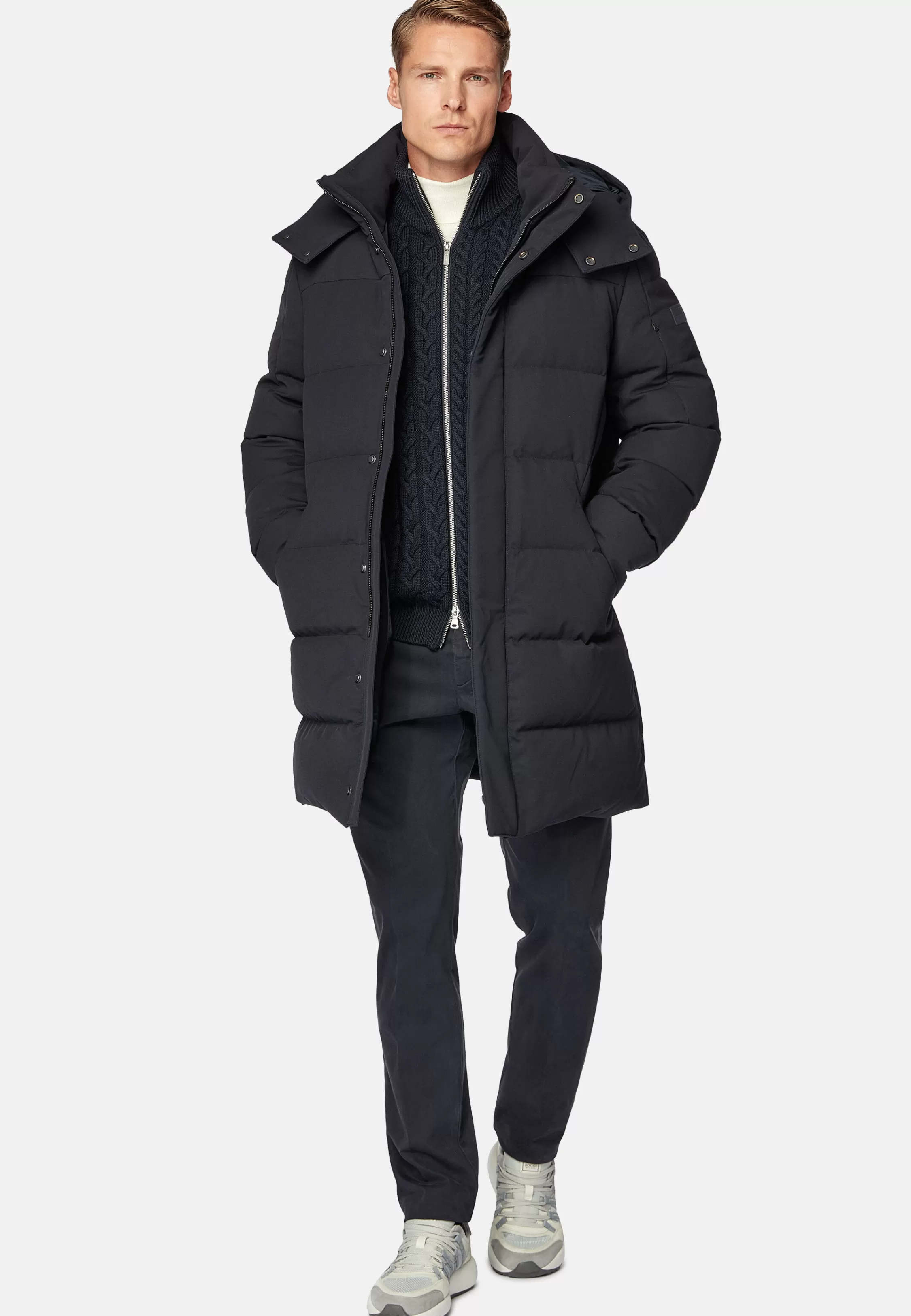 Boggi Milano B Tech Goose Down Nylon Parka