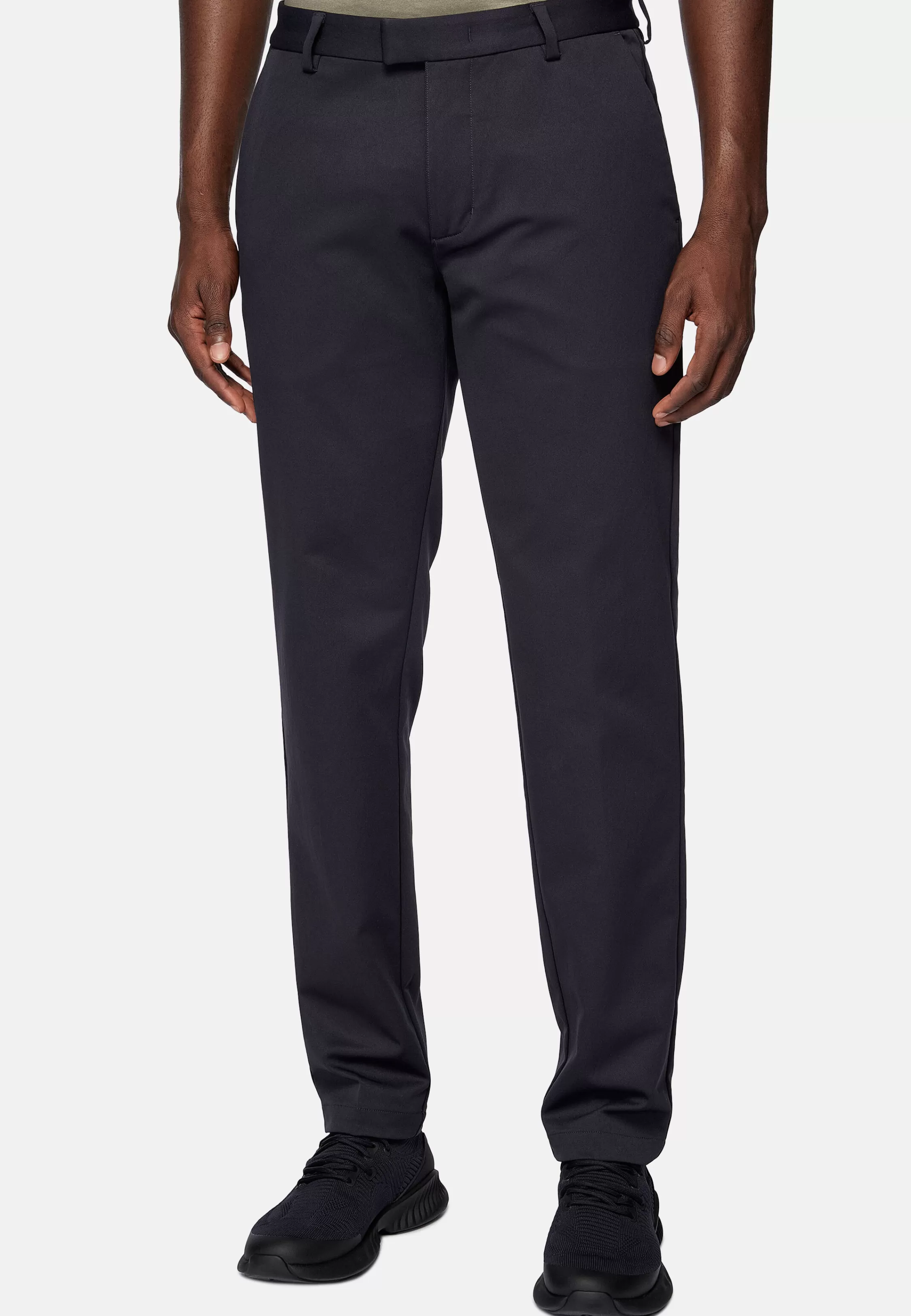 Boggi Milano B Tech Trousers In Stretch Technical Fabric