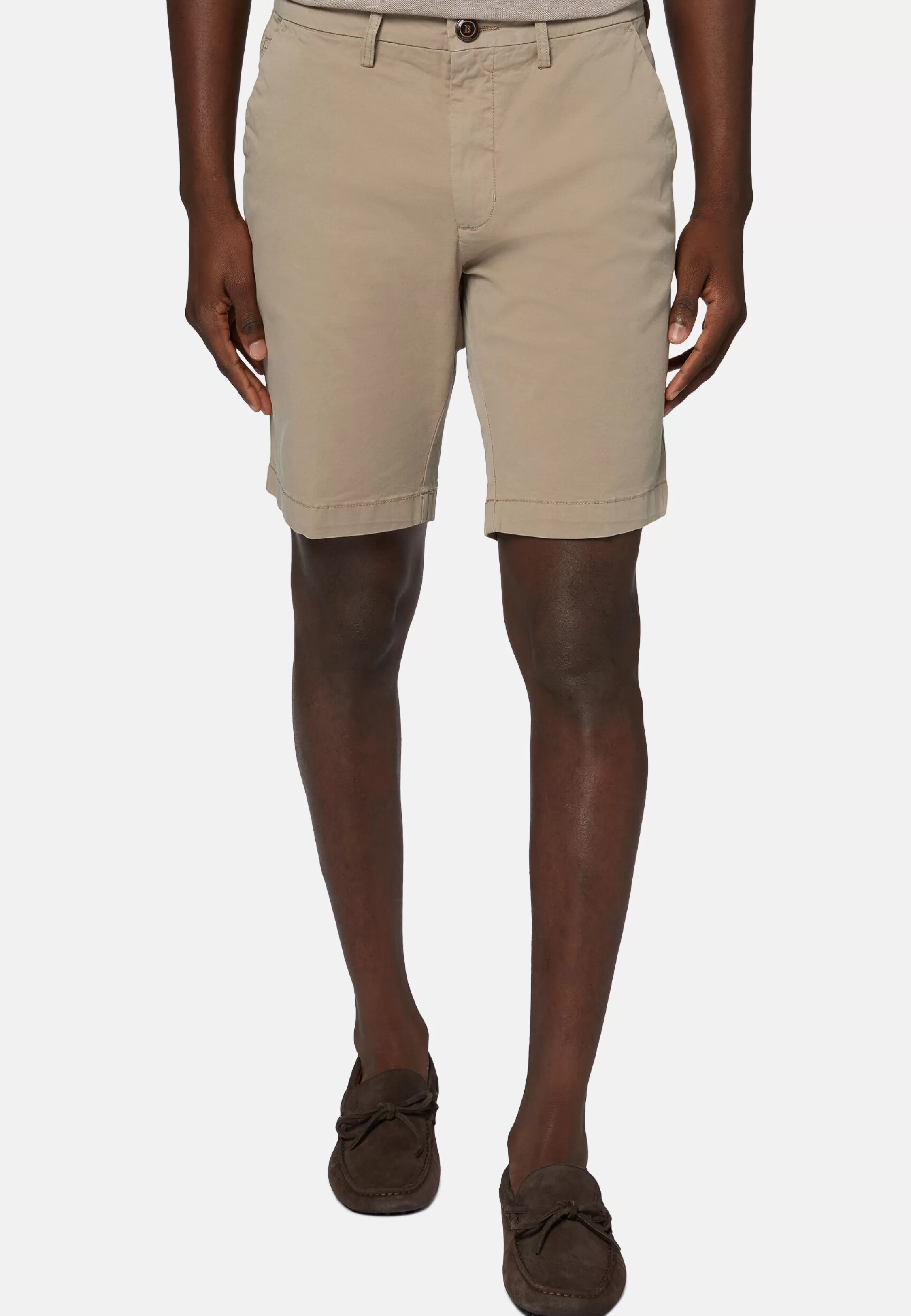 Boggi Milano Bermudas In Stretch Cotton