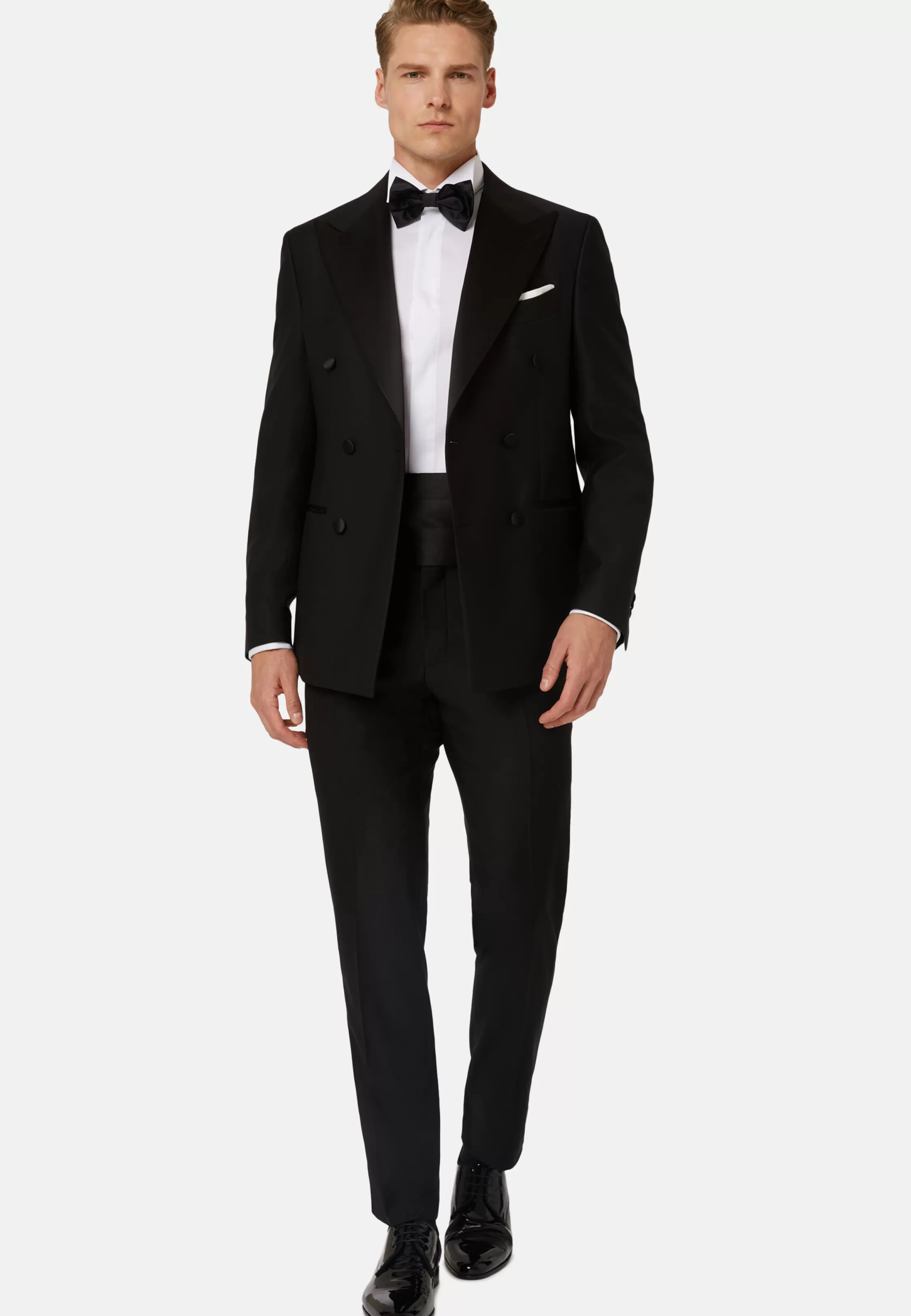 Boggi Milano Wool Dinner Jacket With Peak Lapels