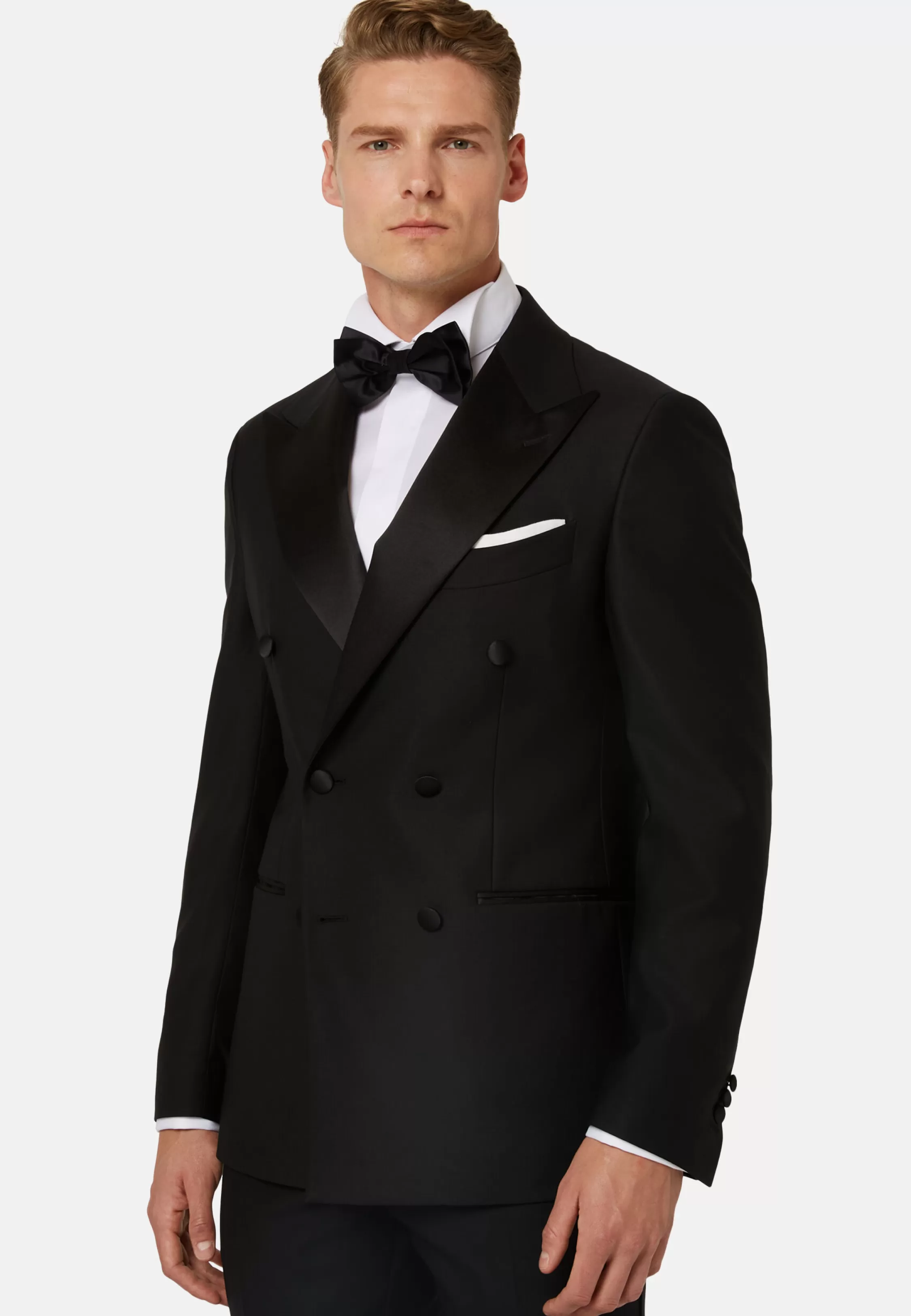 Boggi Milano Wool Dinner Jacket With Peak Lapels