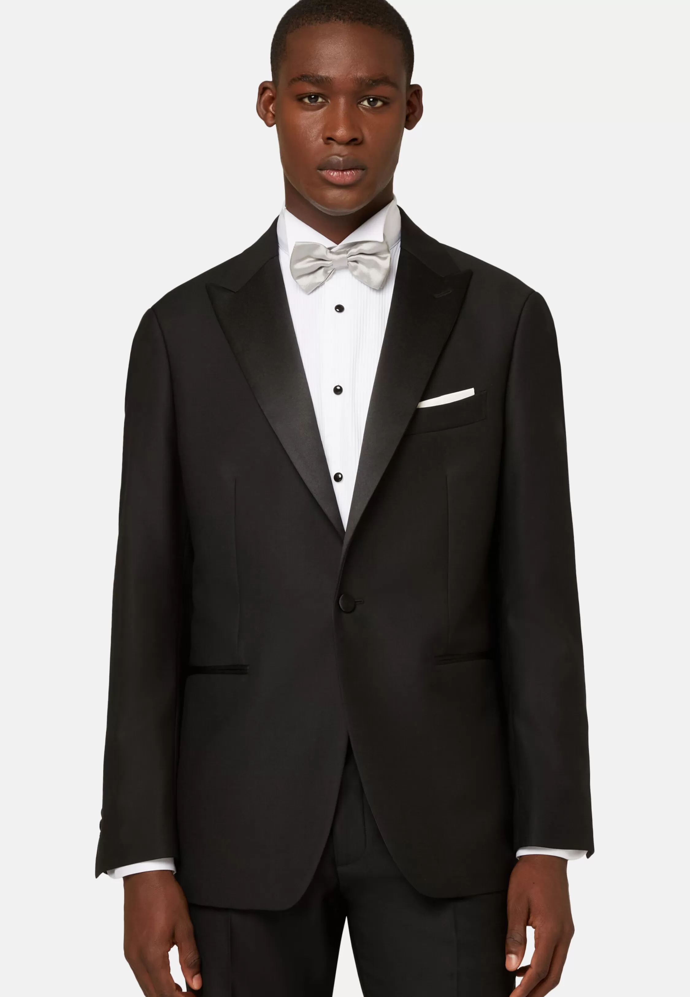 Boggi Milano Wool Tuxedo Jacket With Peak Lapels