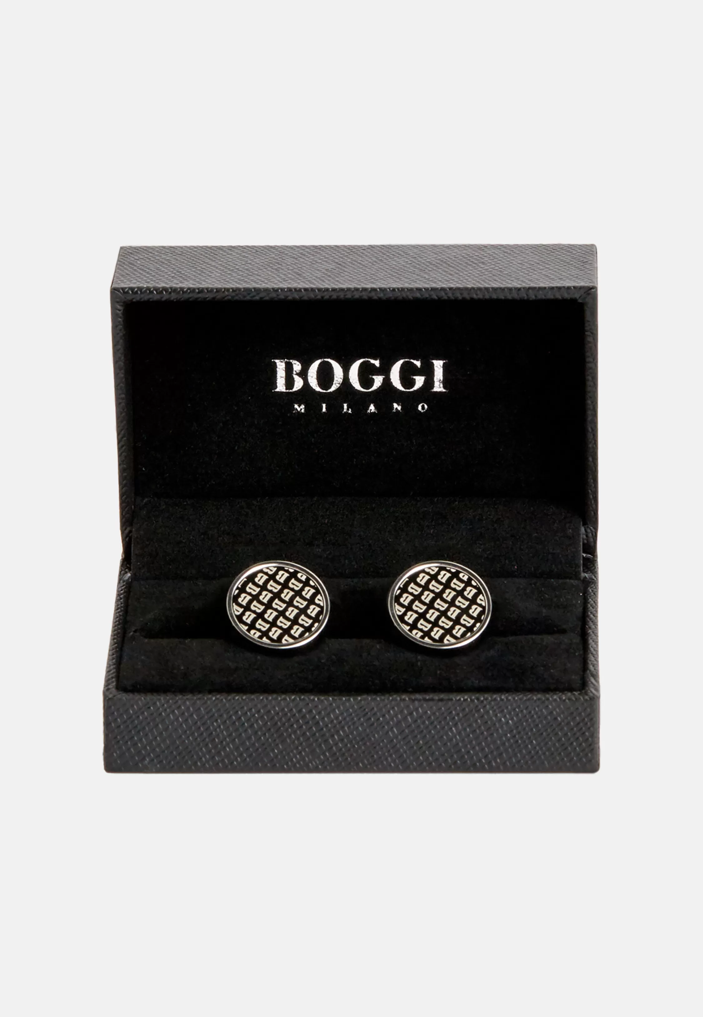 Boggi Milano Circular Logo Cufflinks