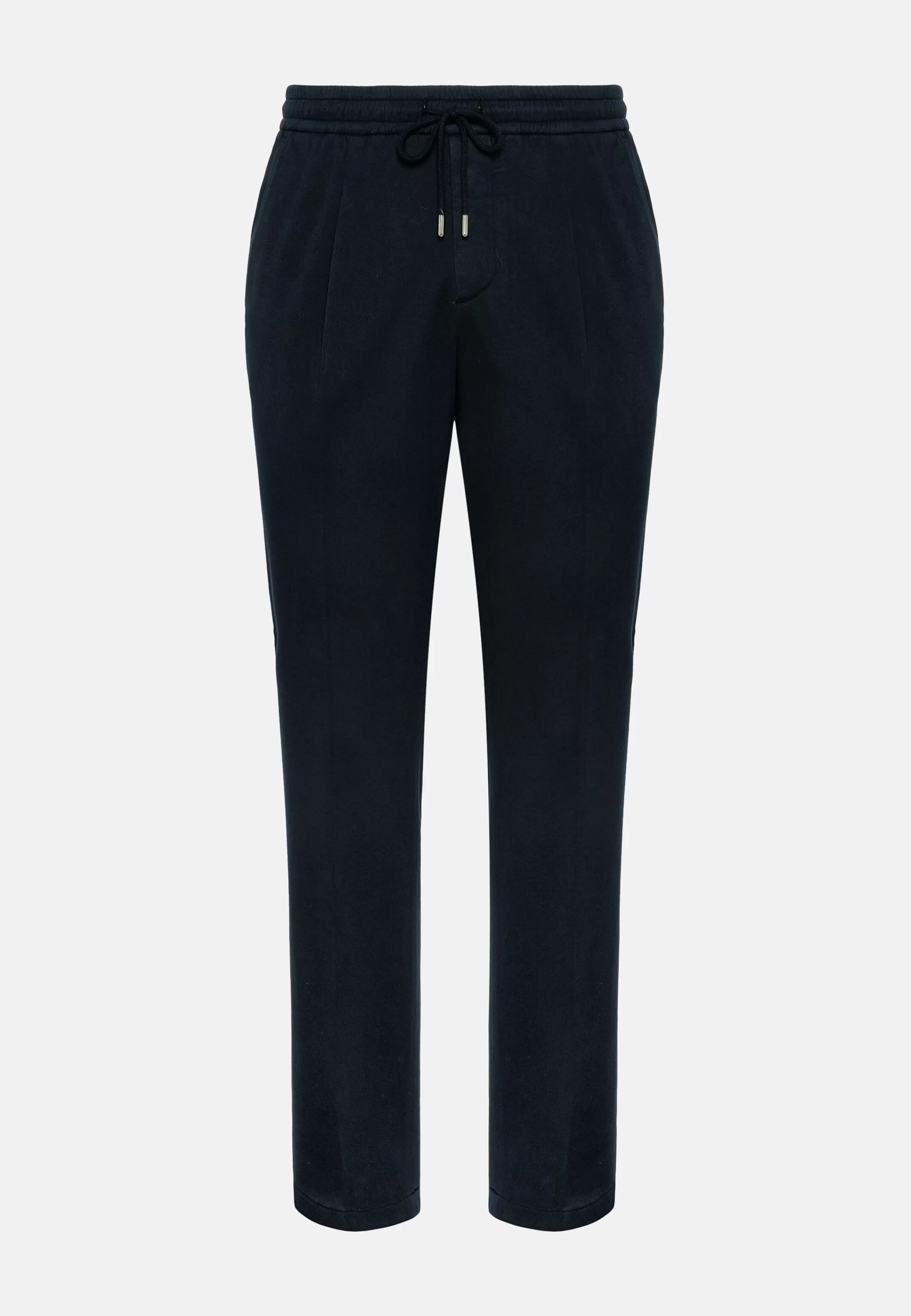 Boggi Milano City Trousers In Stretch Cotton Tencel