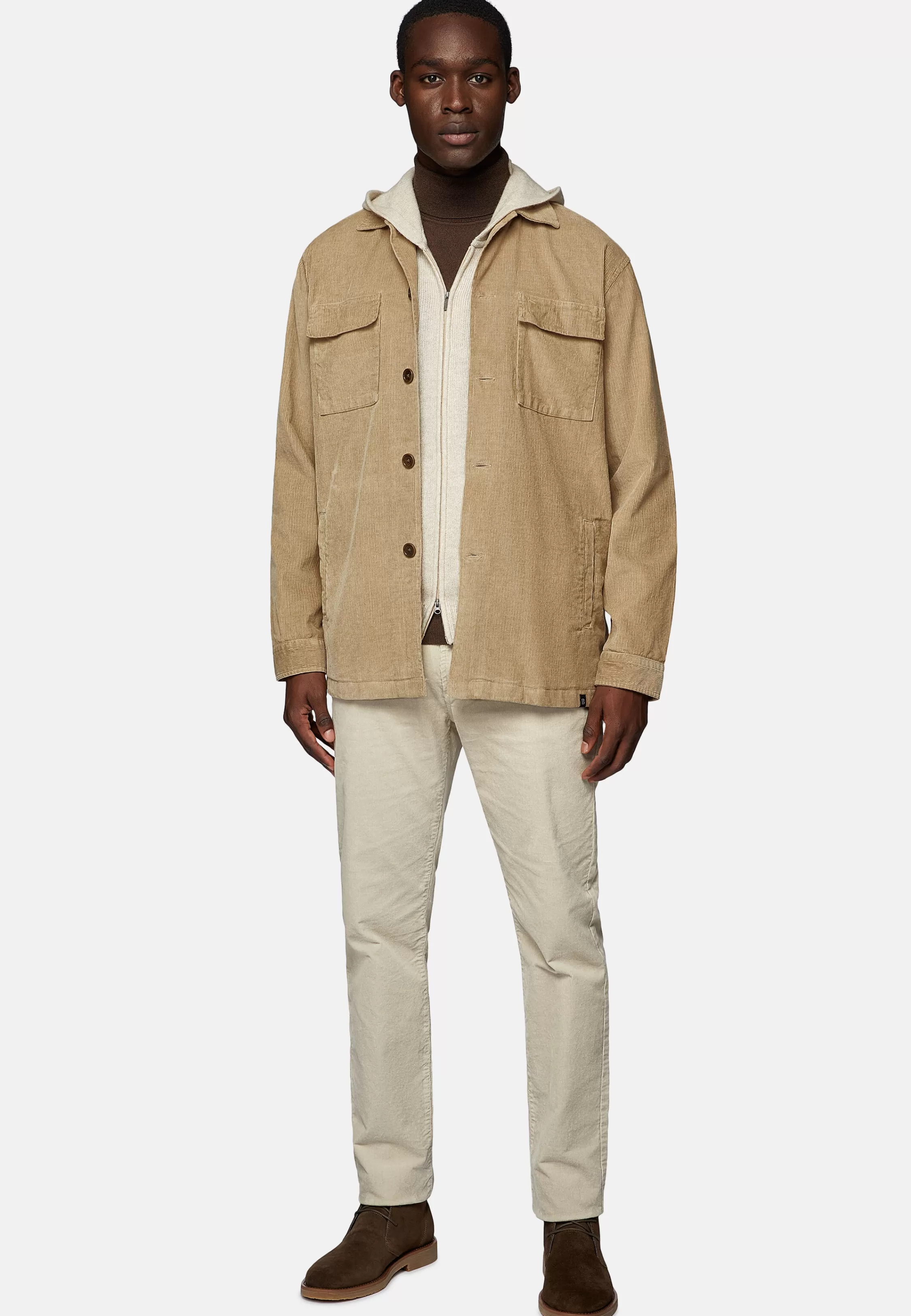 Boggi Milano Corduroy Shirt Jacket Style Link