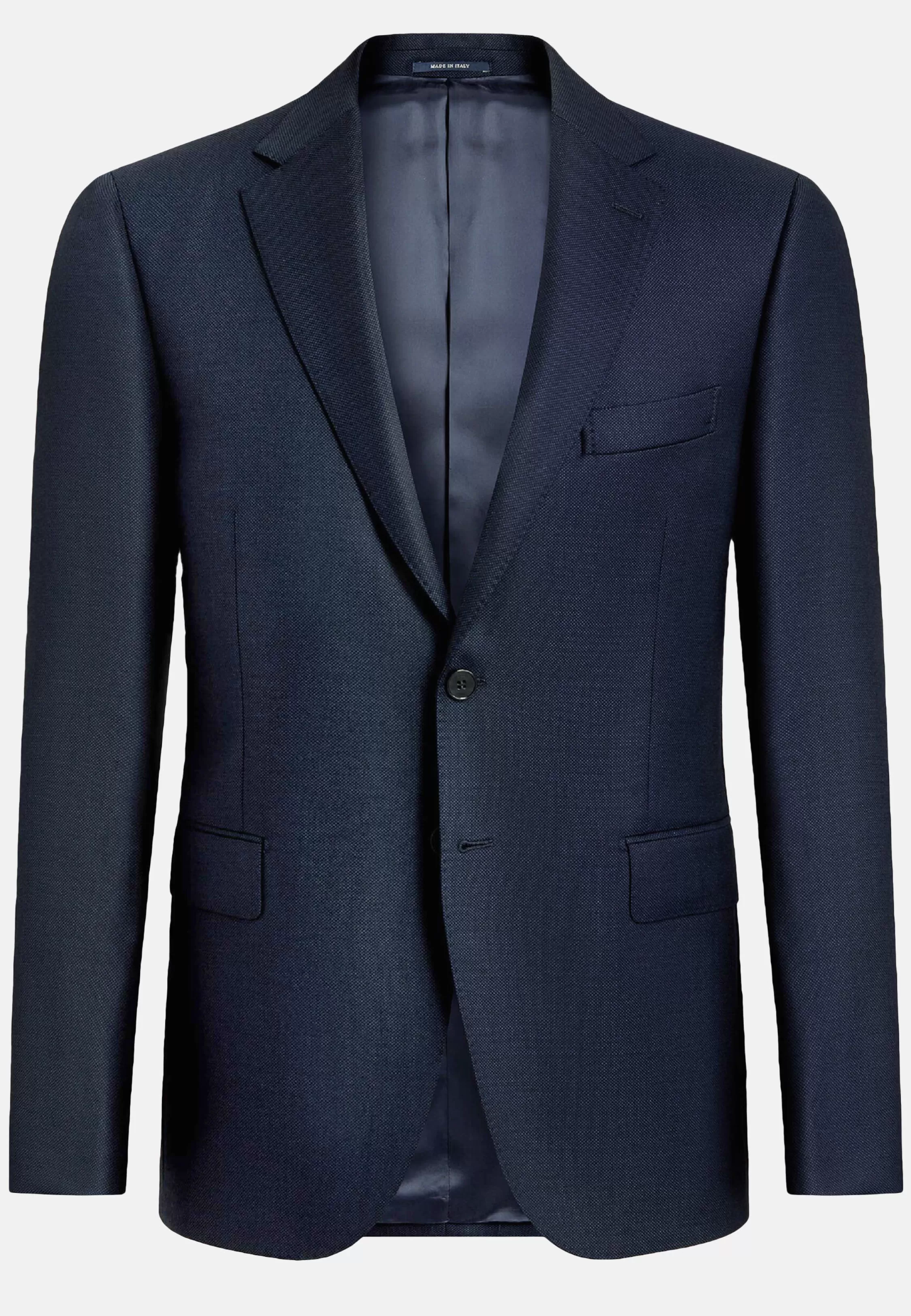 Boggi Milano Cornflower Blue Birdseye Jacket In Super 110 Wool