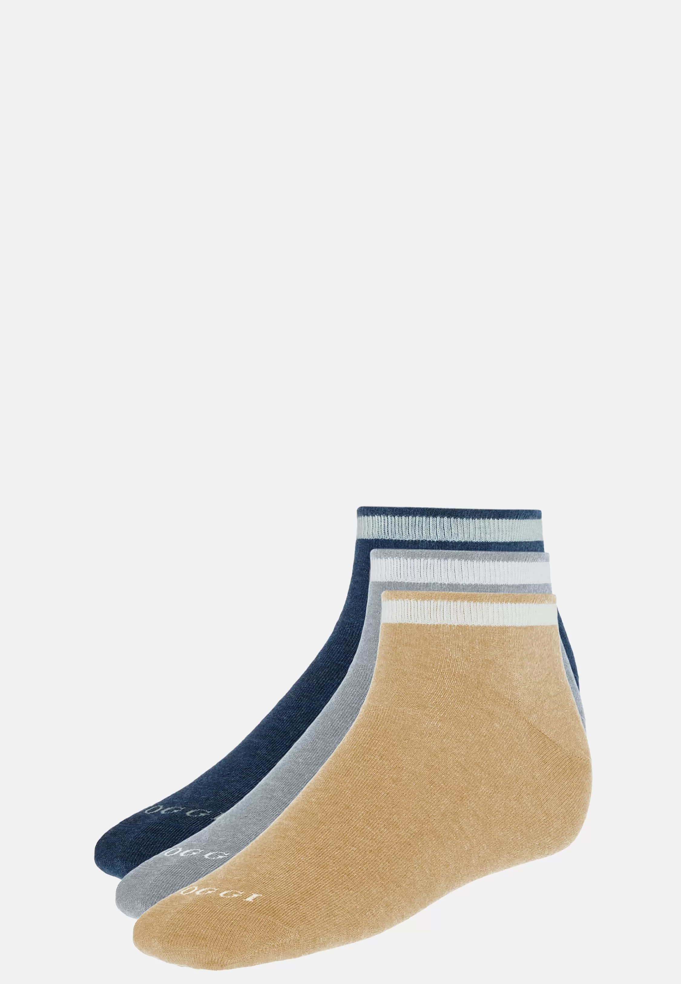 Boggi Milano Cotton Blend Trainer Socks