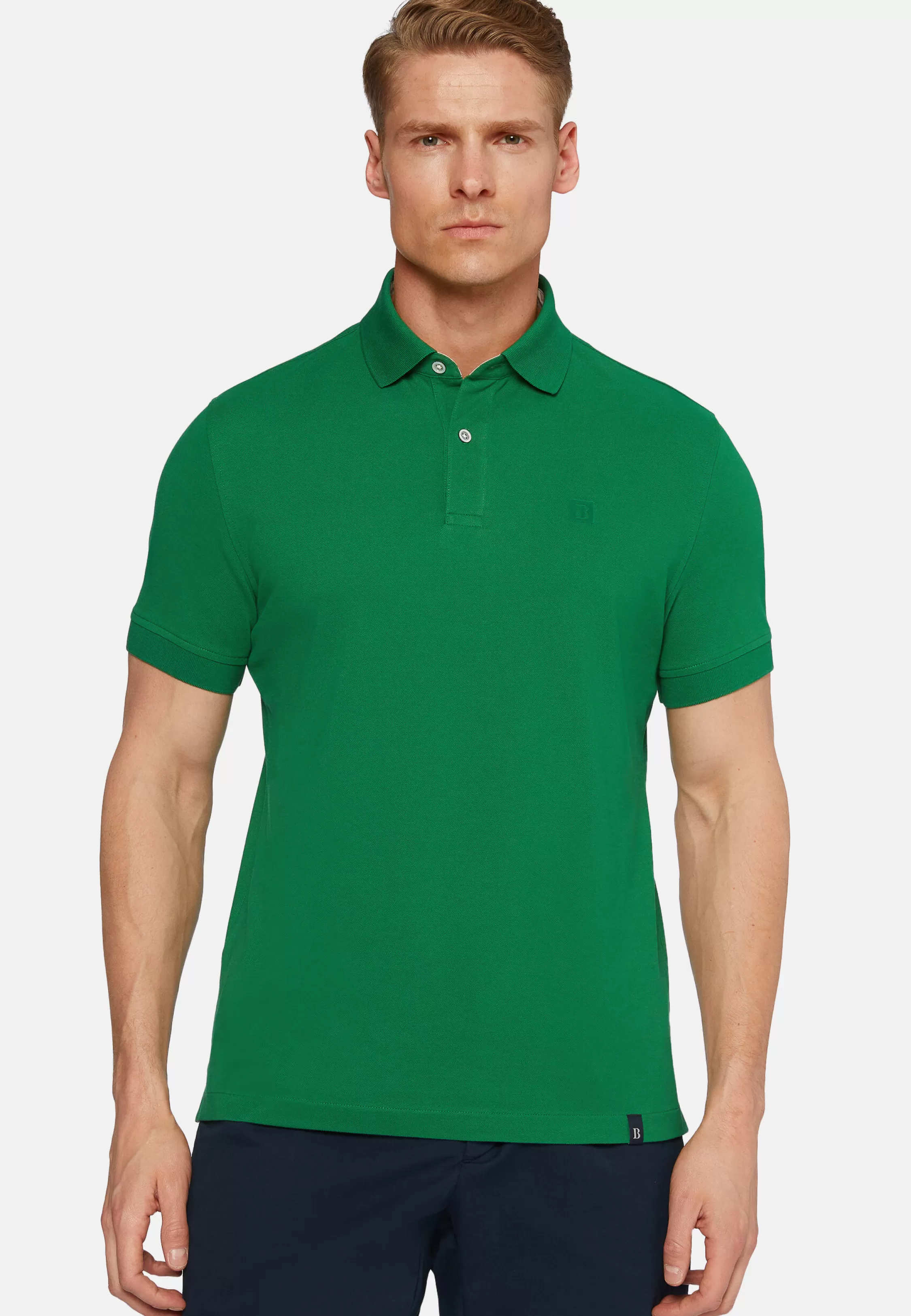 Boggi Milano Cotton Piqué Polo Shirt