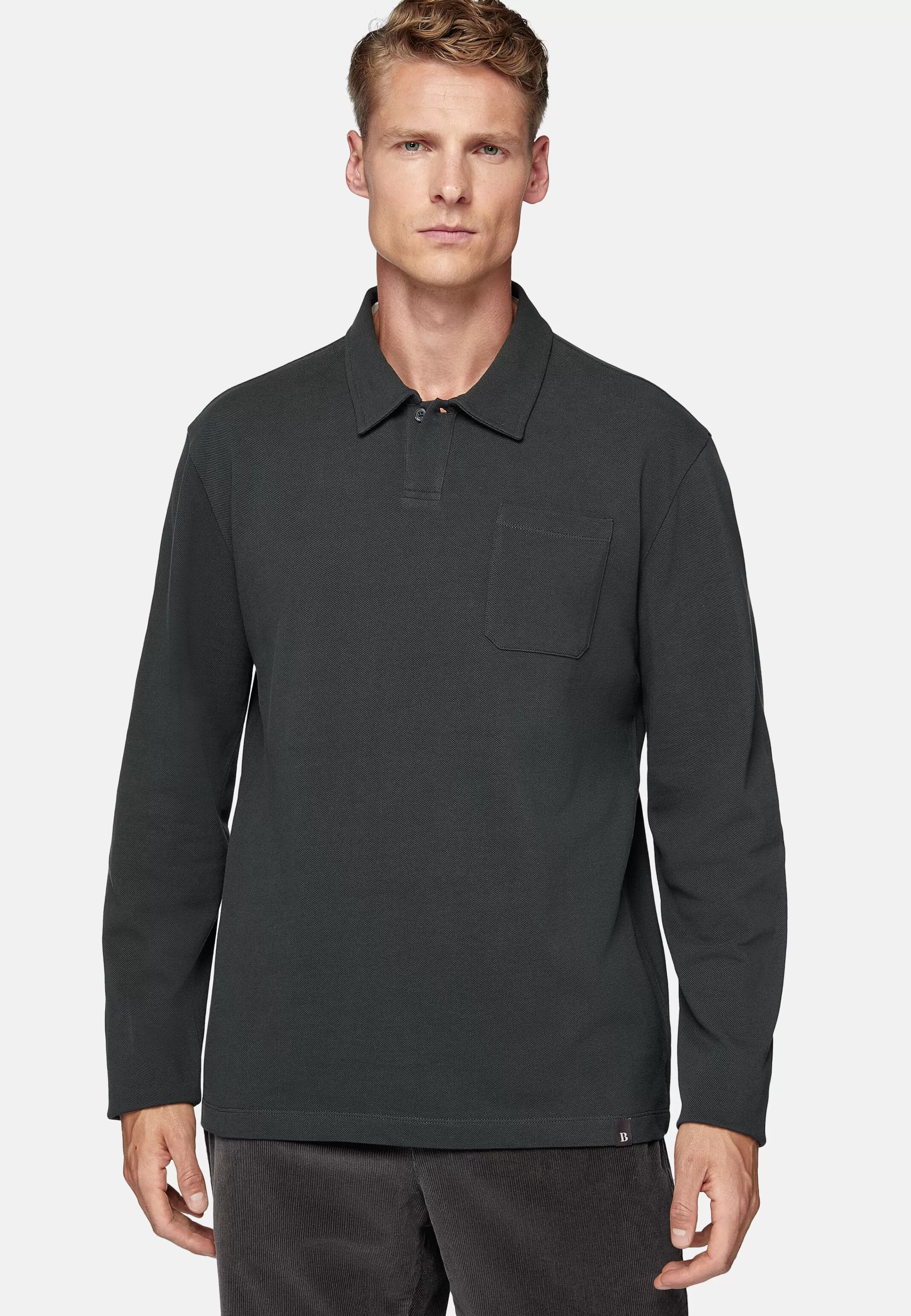 Boggi Milano Cotton Piqué Polo Shirt