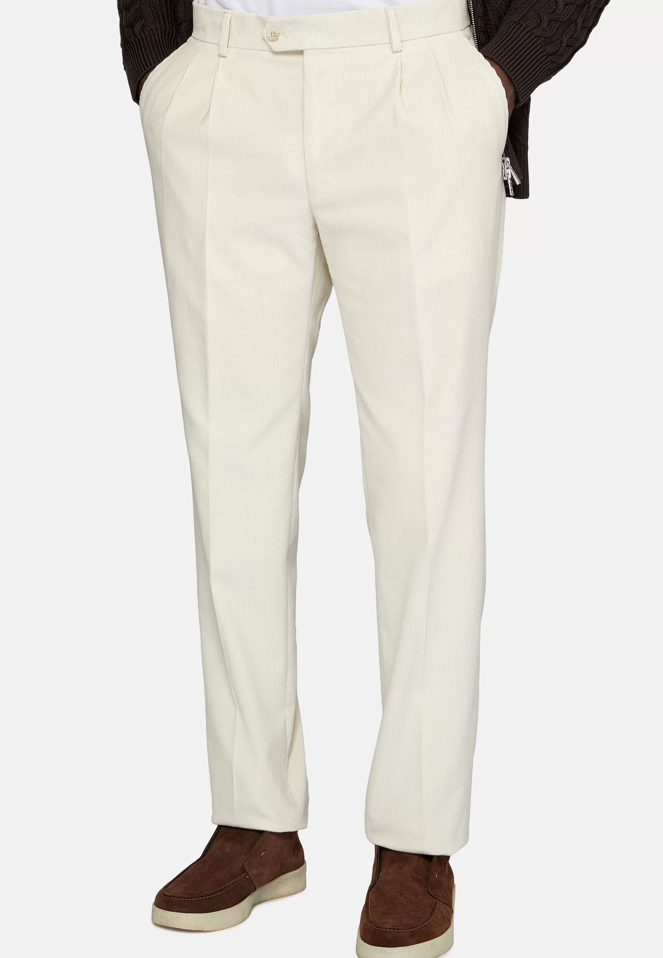 Boggi Milano Cotton Velvet Trousers