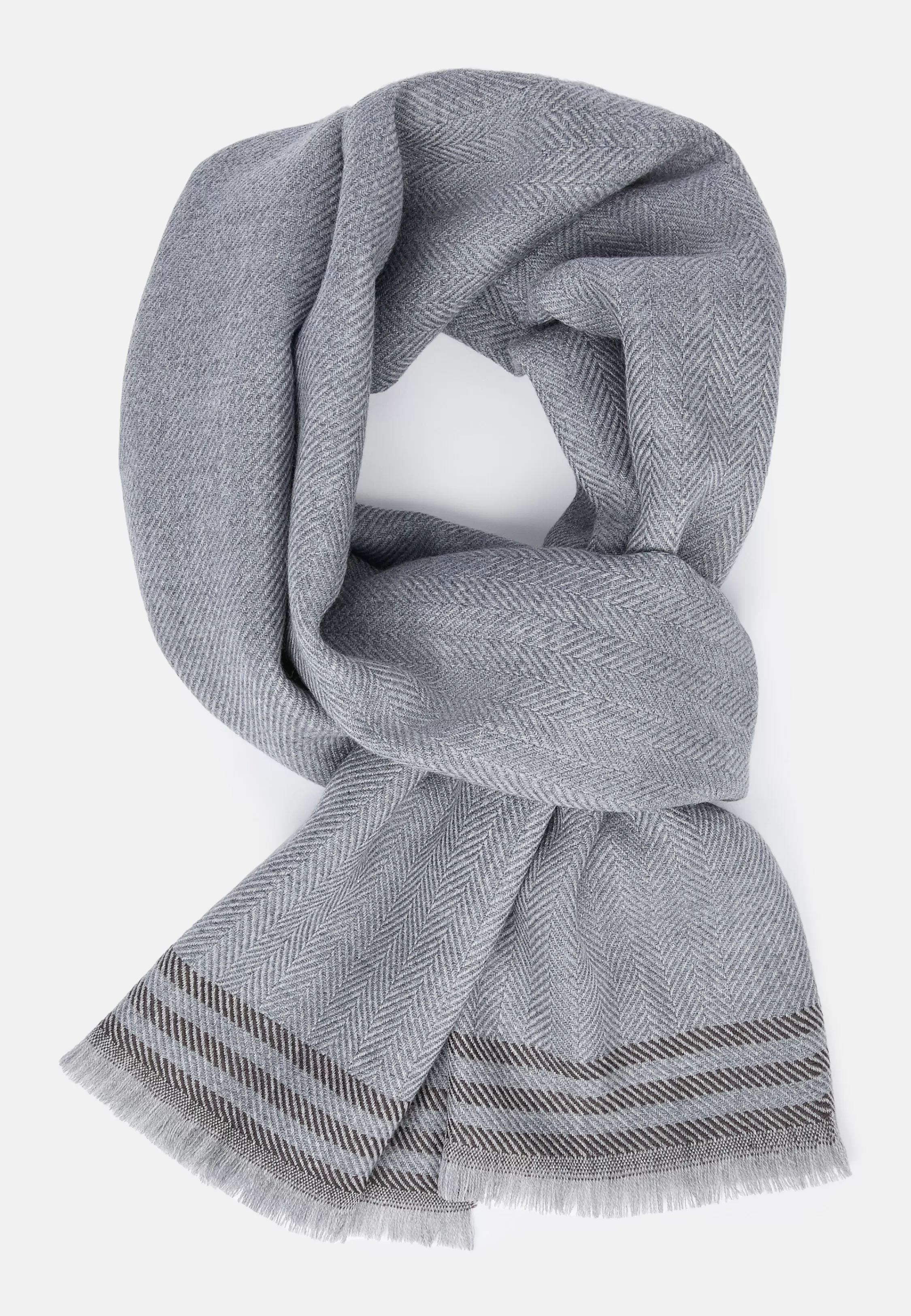 Boggi Milano Drill Wool Scarf