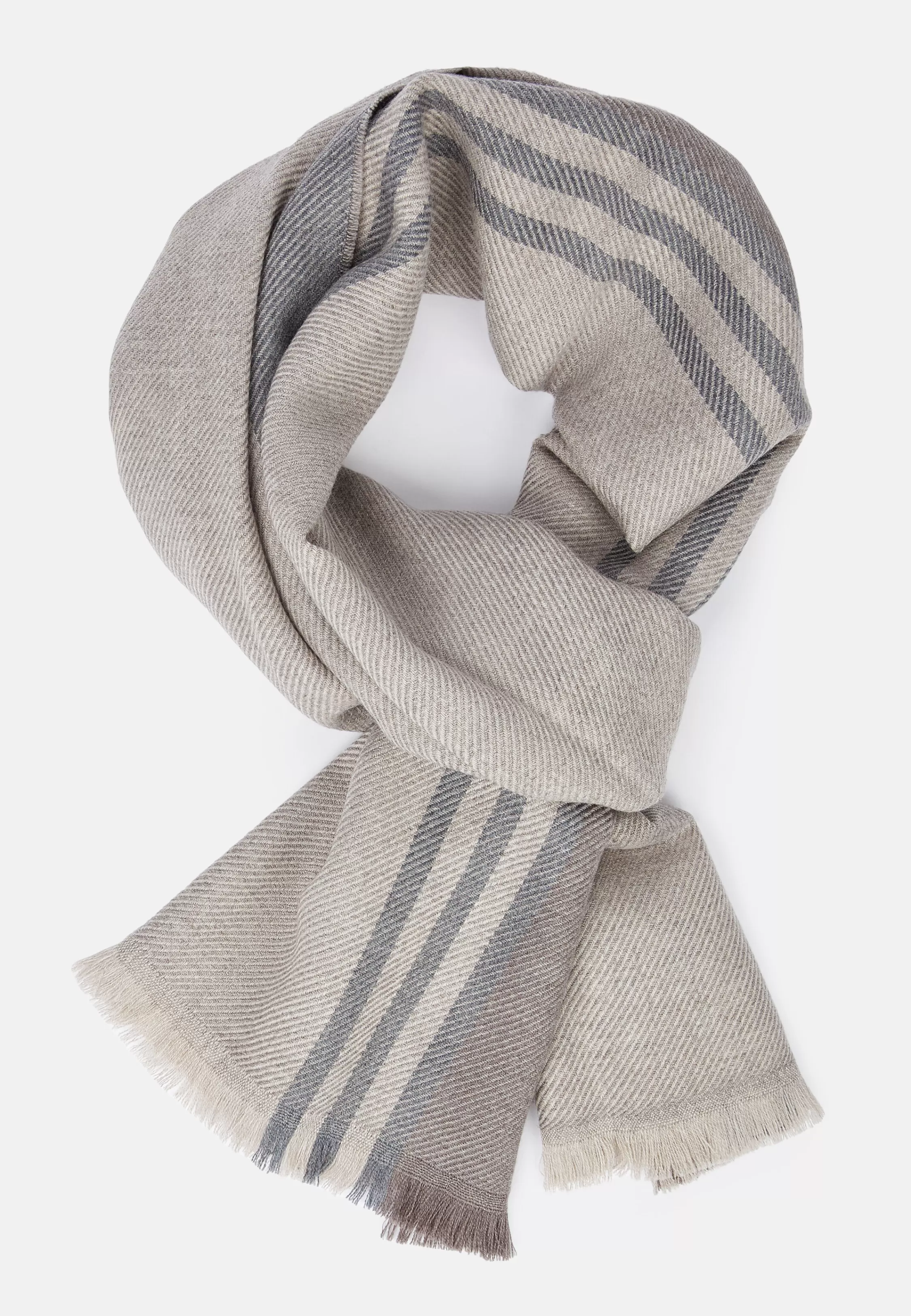 Boggi Milano Drill Wool Scarf