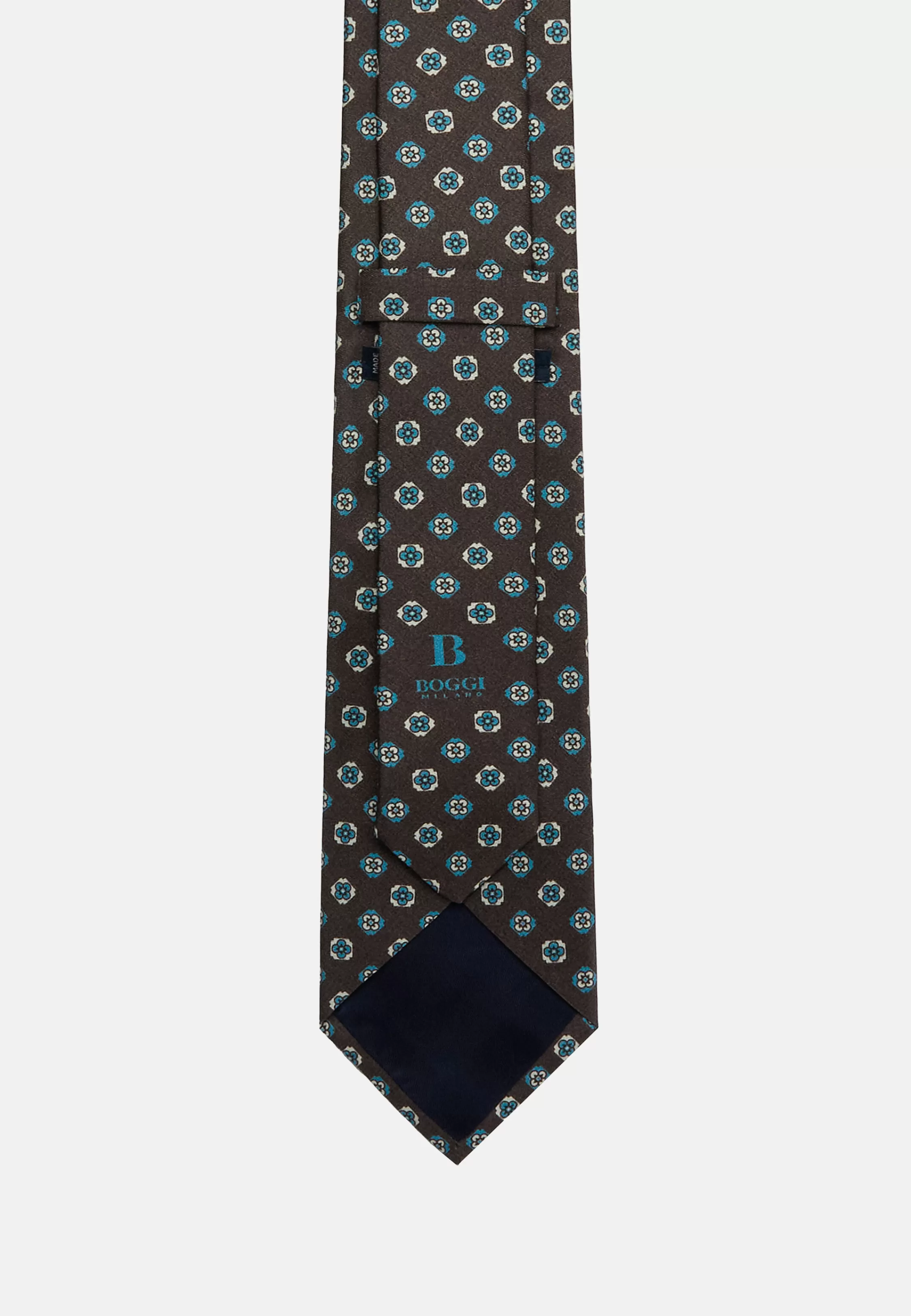 Boggi Milano Floral Silk Tie