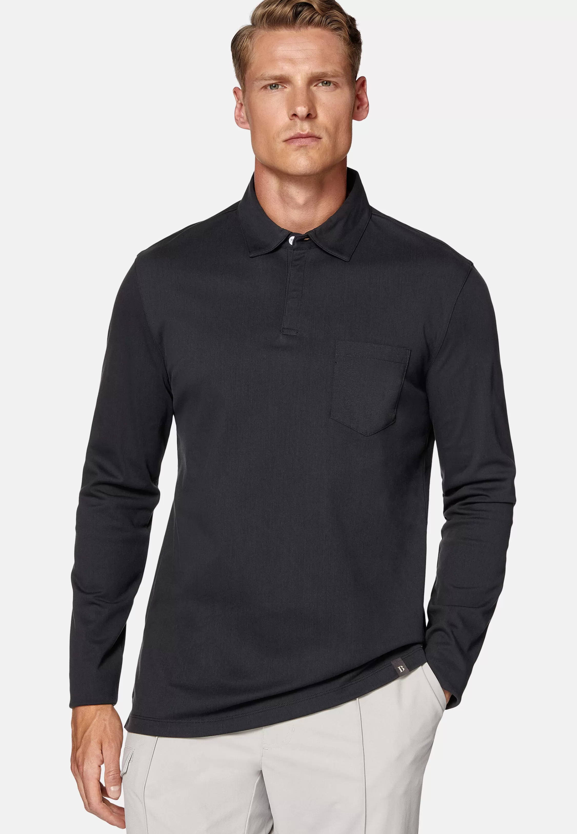 Boggi Milano High-Performance Piqué Polo Shirt