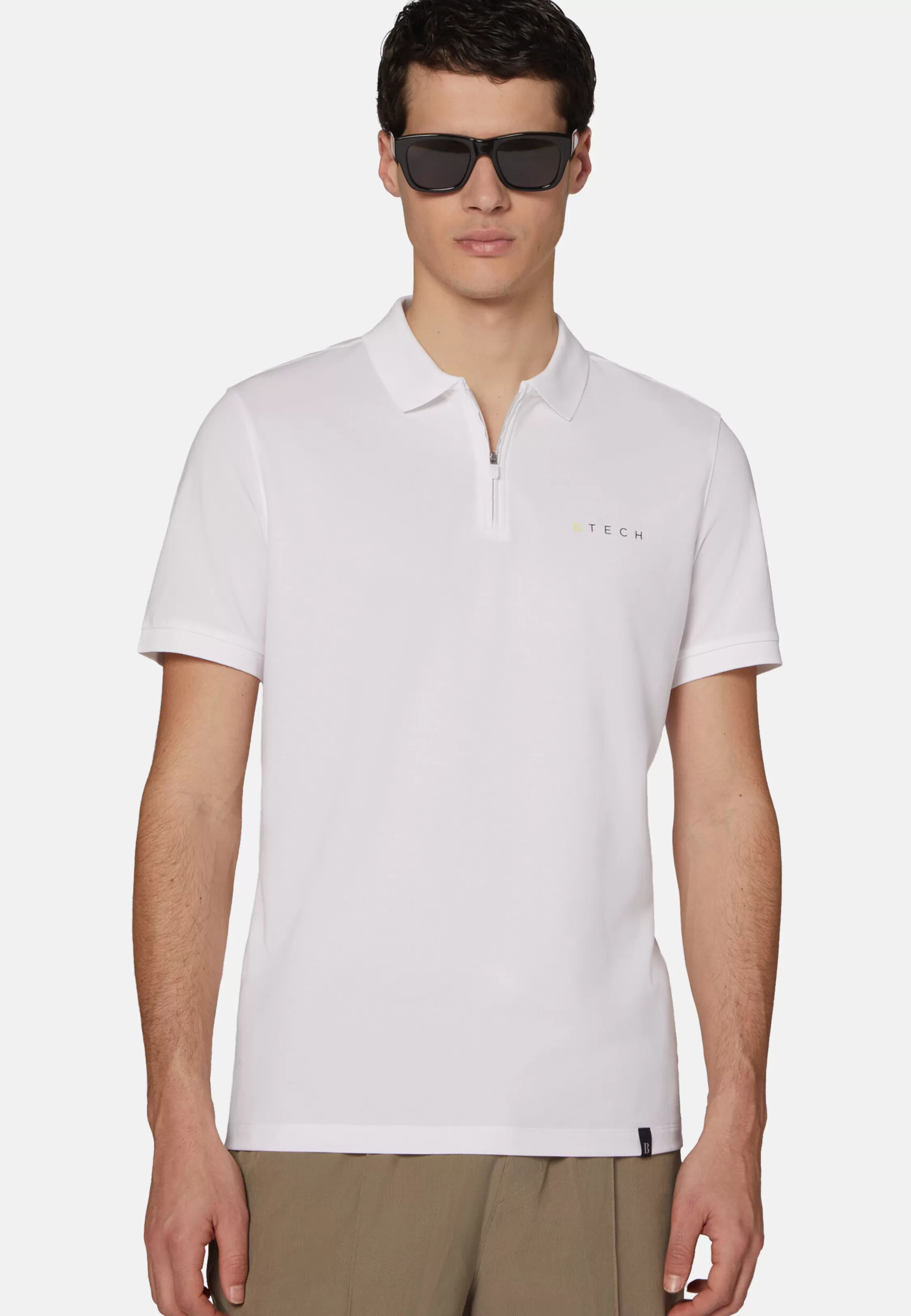 Boggi Milano High-Performance Piqué Polo Shirt