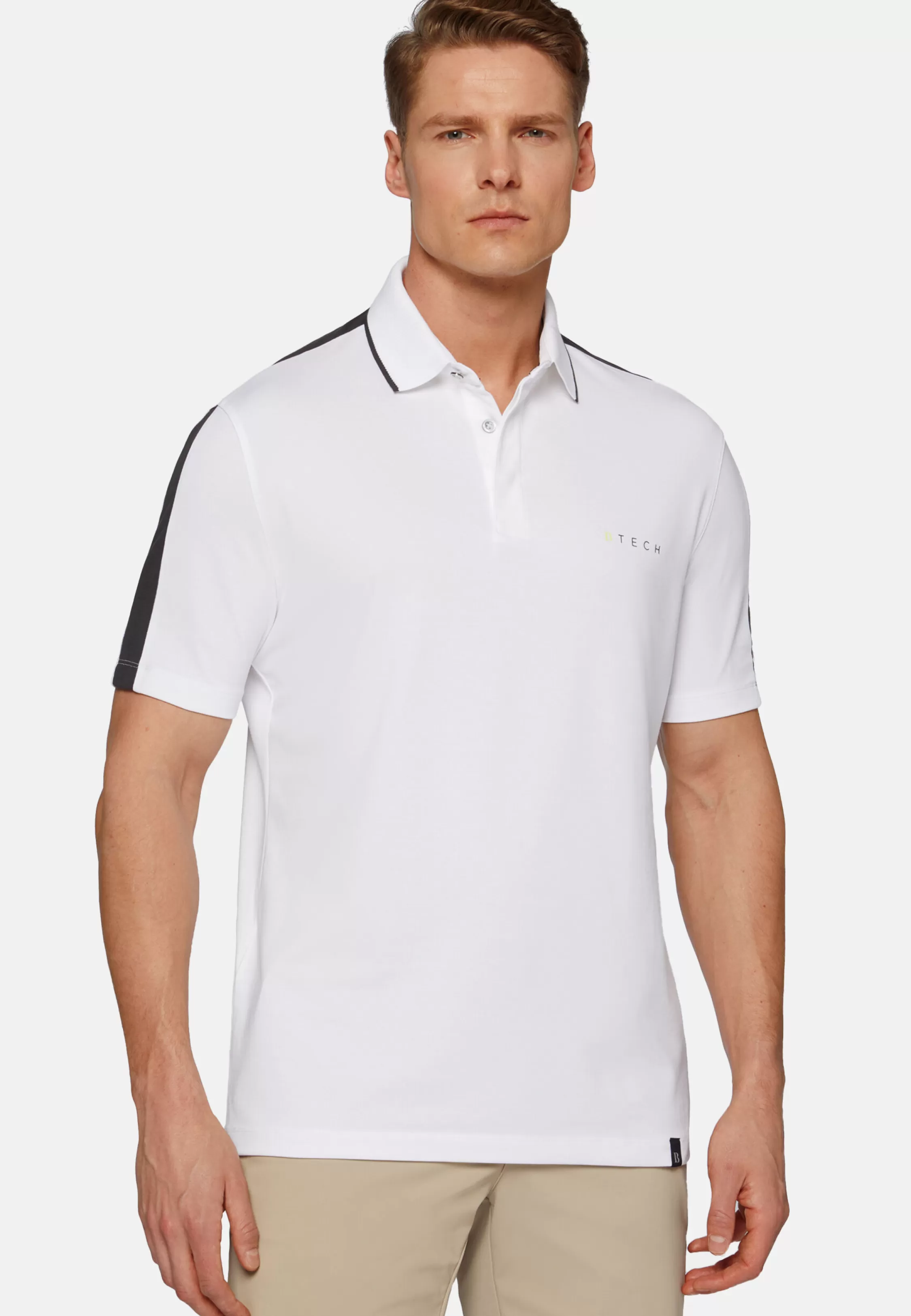 Boggi Milano High-Performance Piqué Polo Shirt