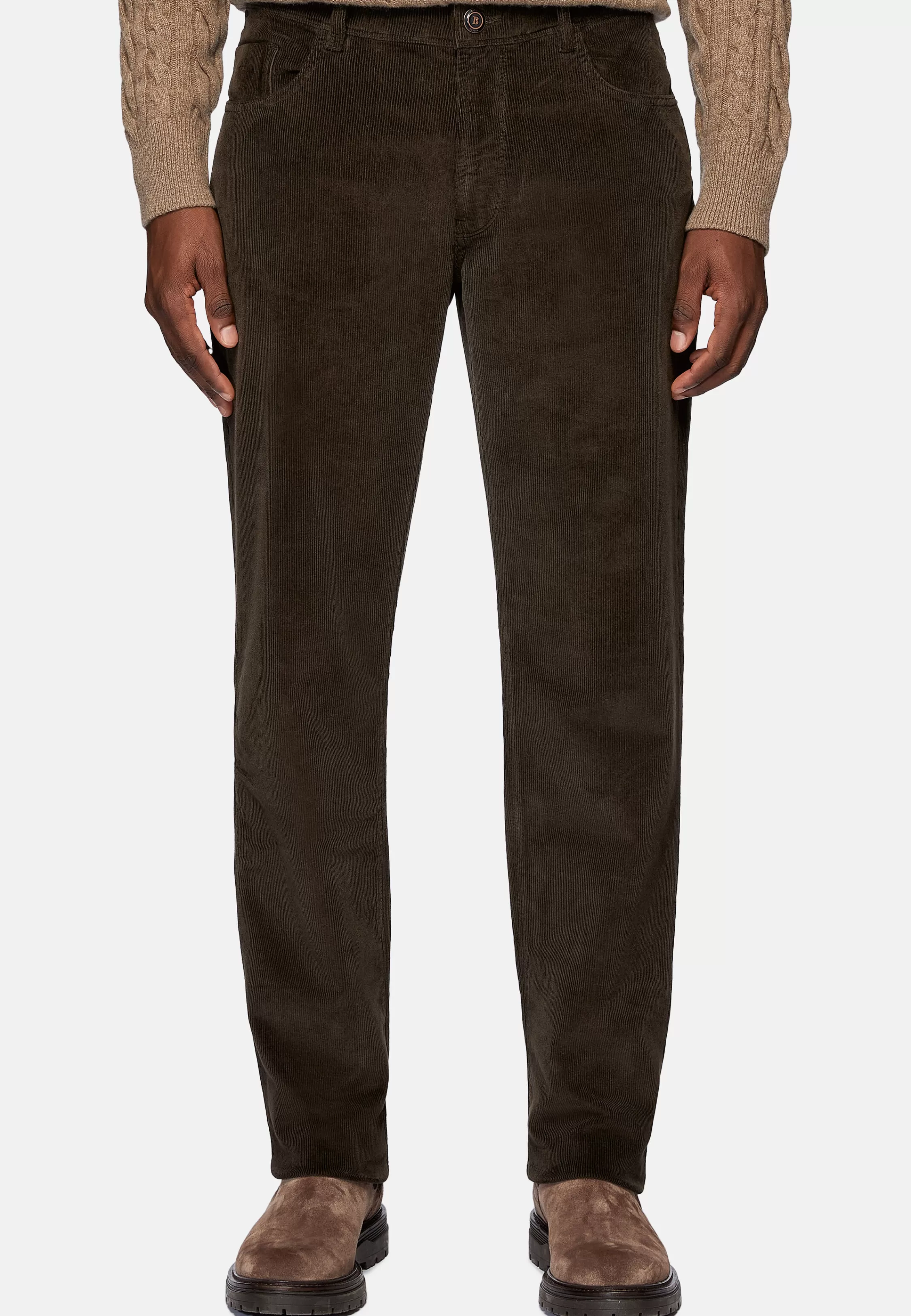 Boggi Milano Jeans In Stretch Velvet