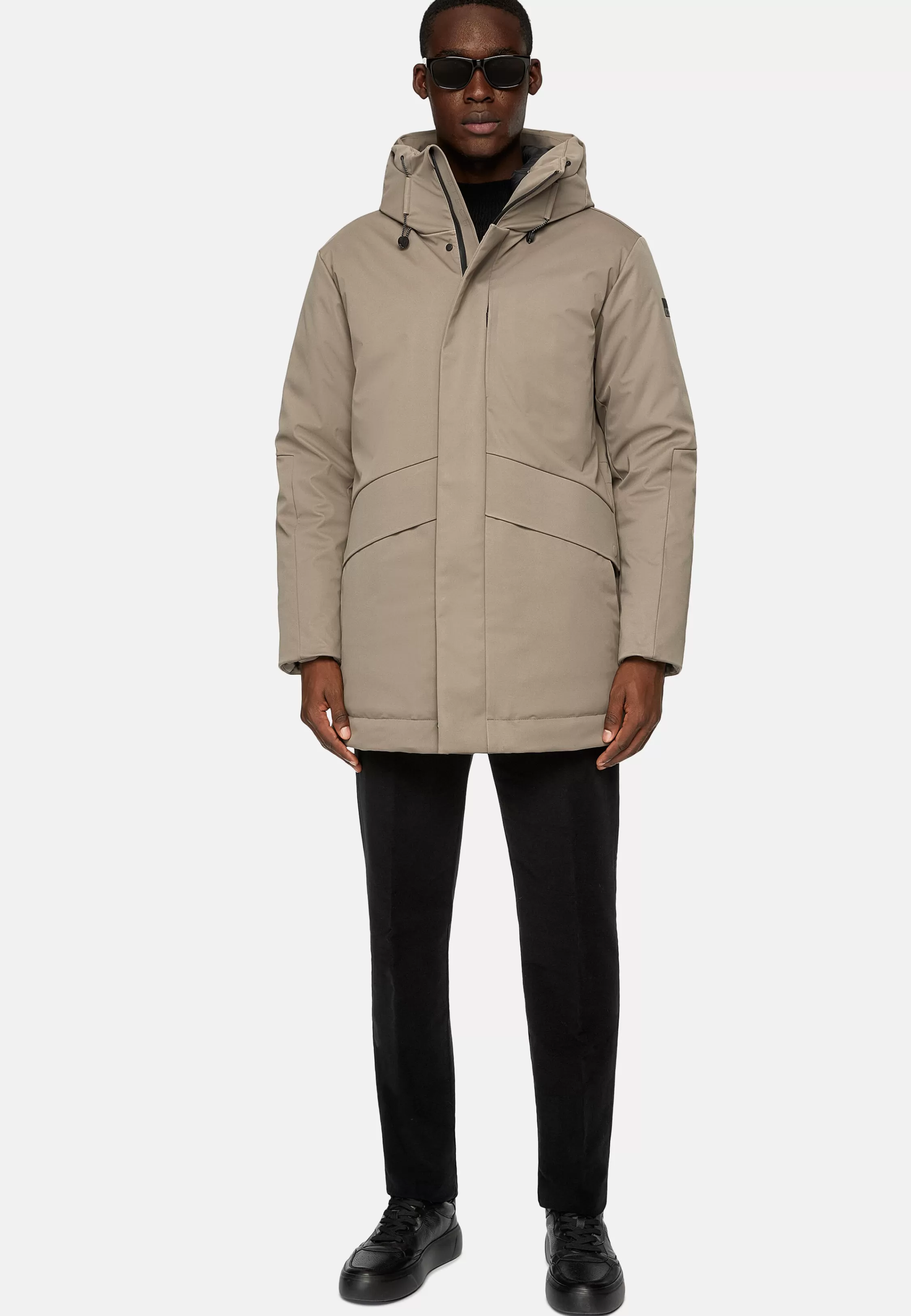 Boggi Milano L-Block Jacket In Technical Fabric Padded With Goose Down