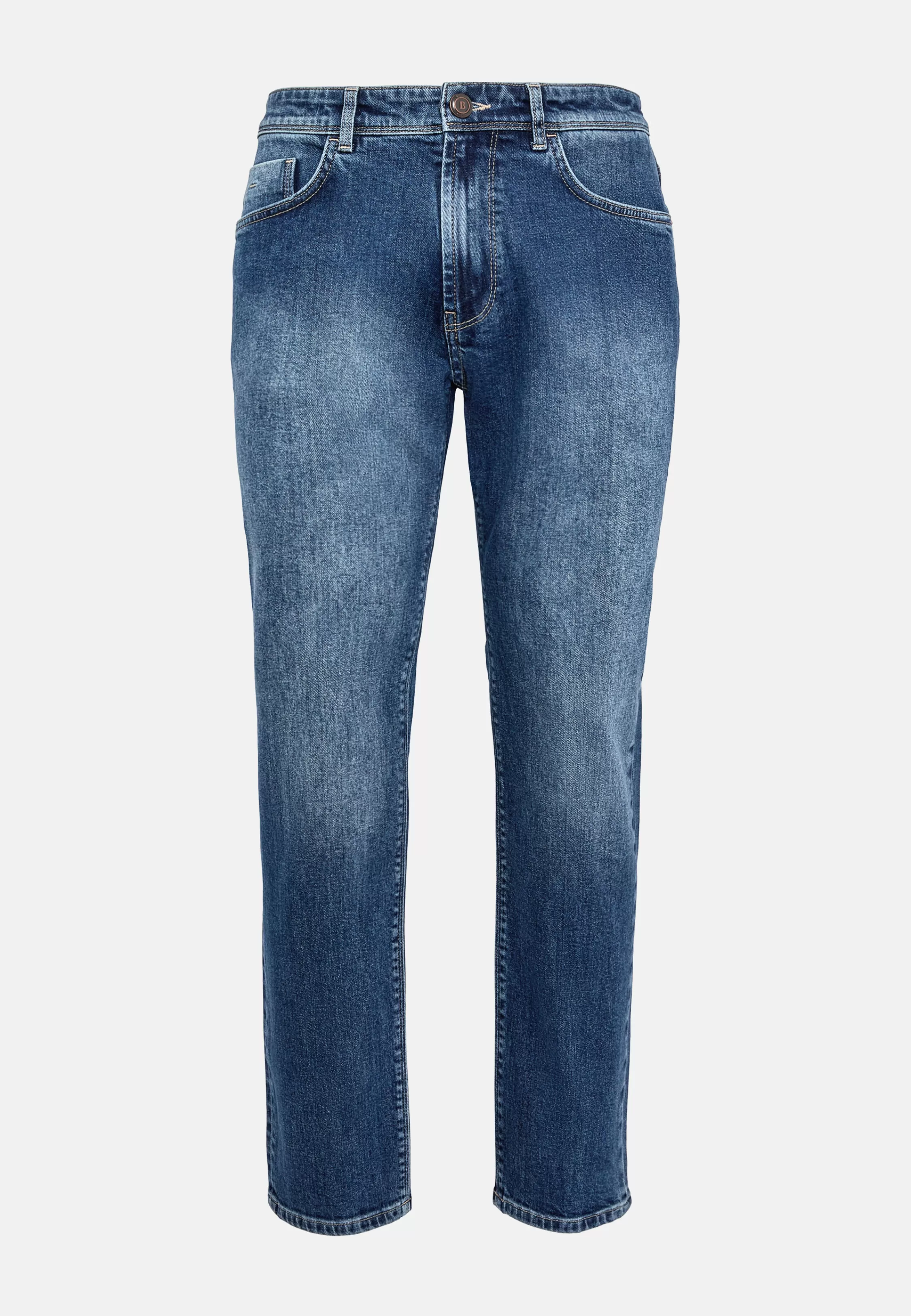 Boggi Milano Medium Blue Stretch Denim Jeans