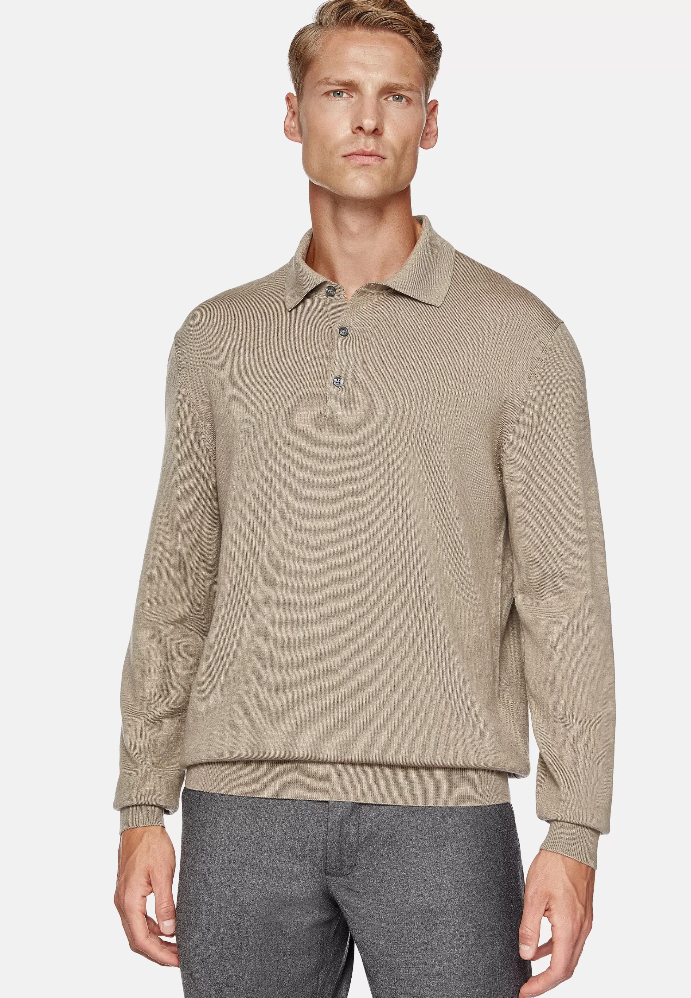 Boggi Milano Merino Wool Polo 12 Gg