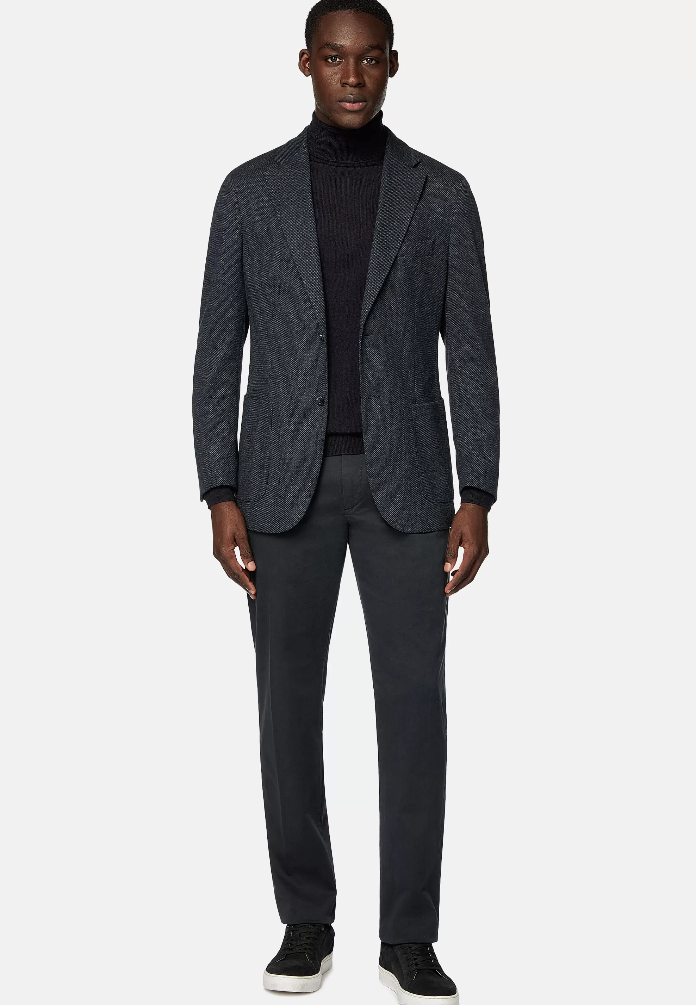 Boggi Milano Micro Fancy Jersey Blazer Style Cernobbio