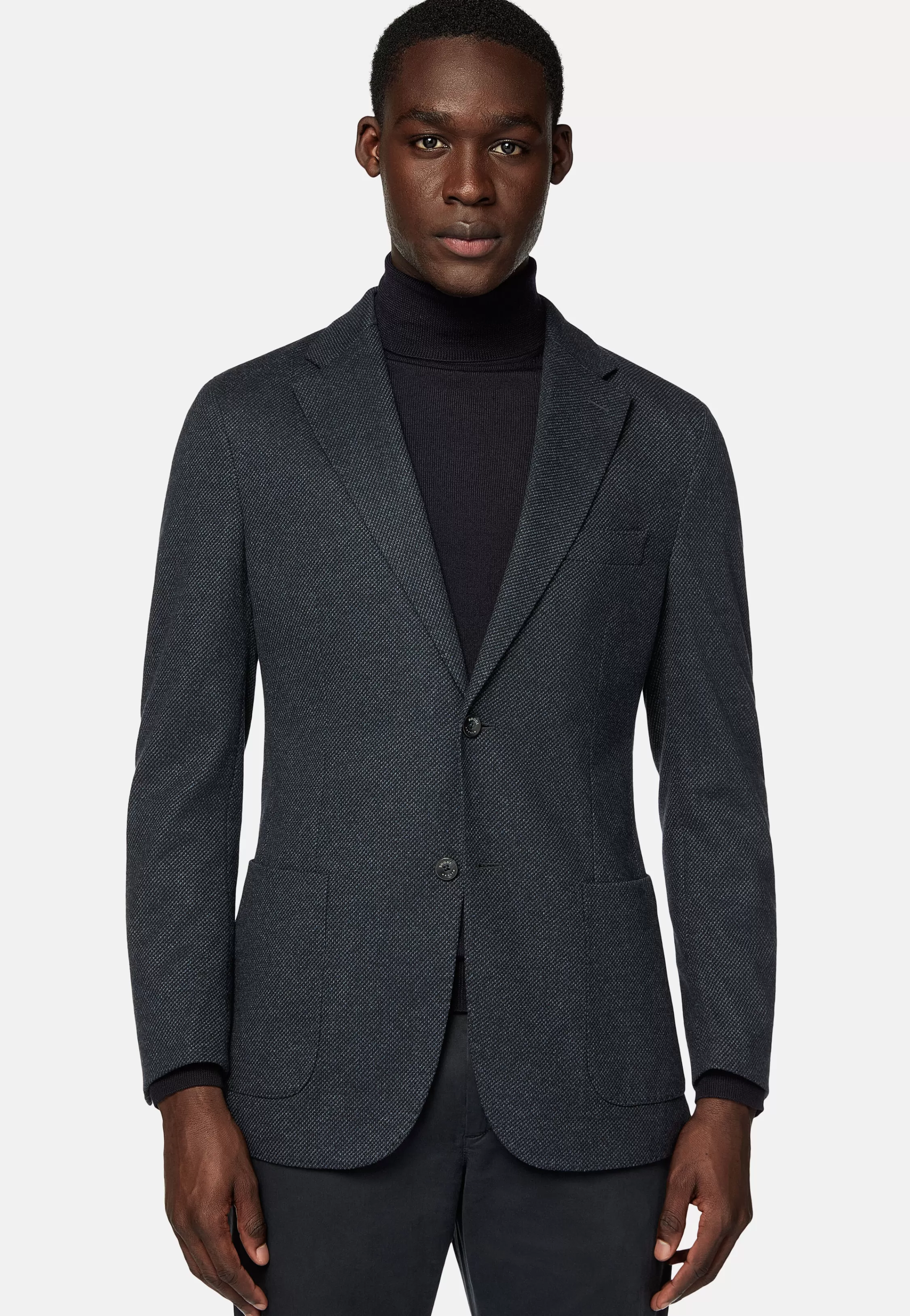 Boggi Milano Micro Fancy Jersey Blazer Style Cernobbio
