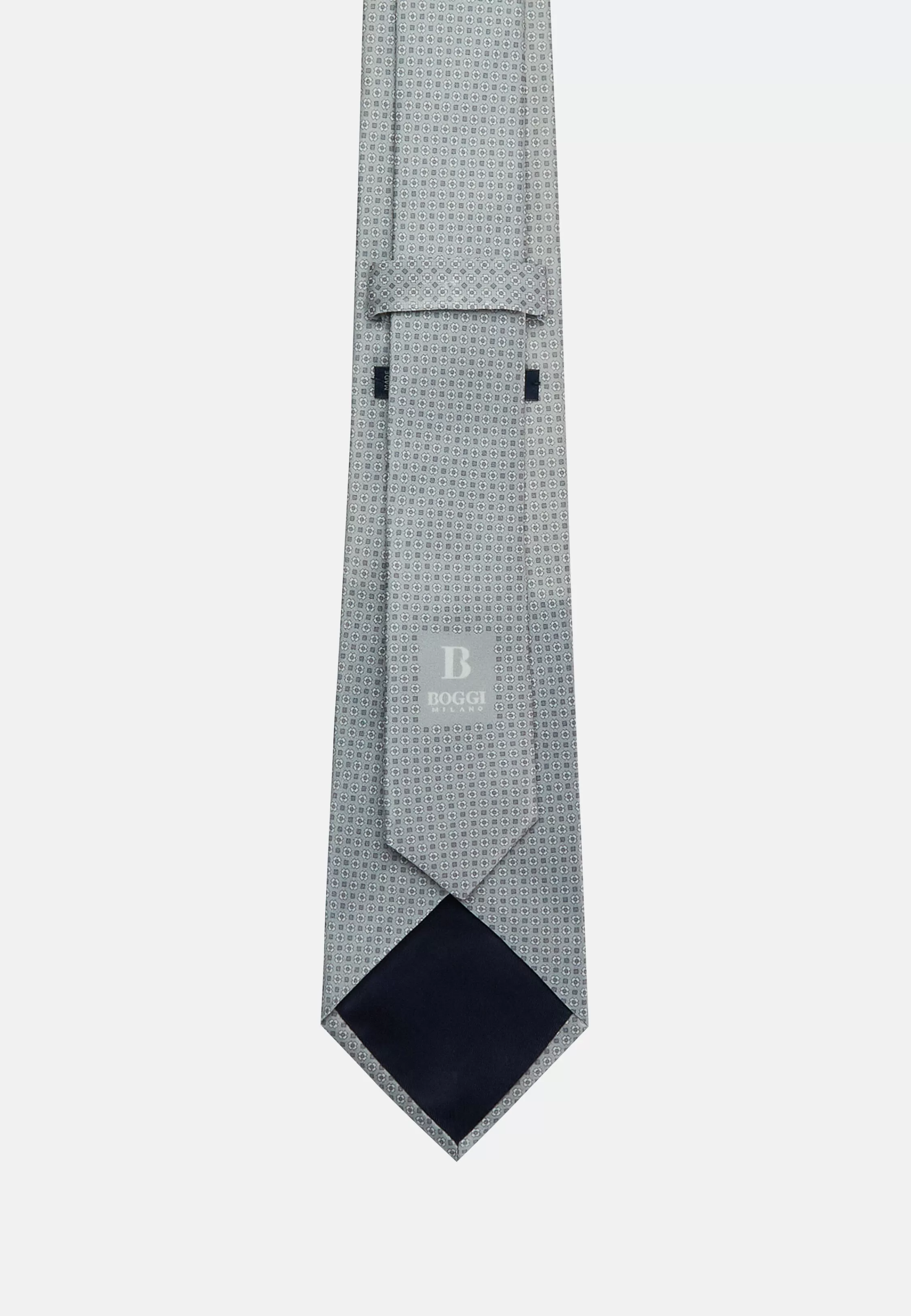 Boggi Milano Micro Patterned Formal Silk Tie