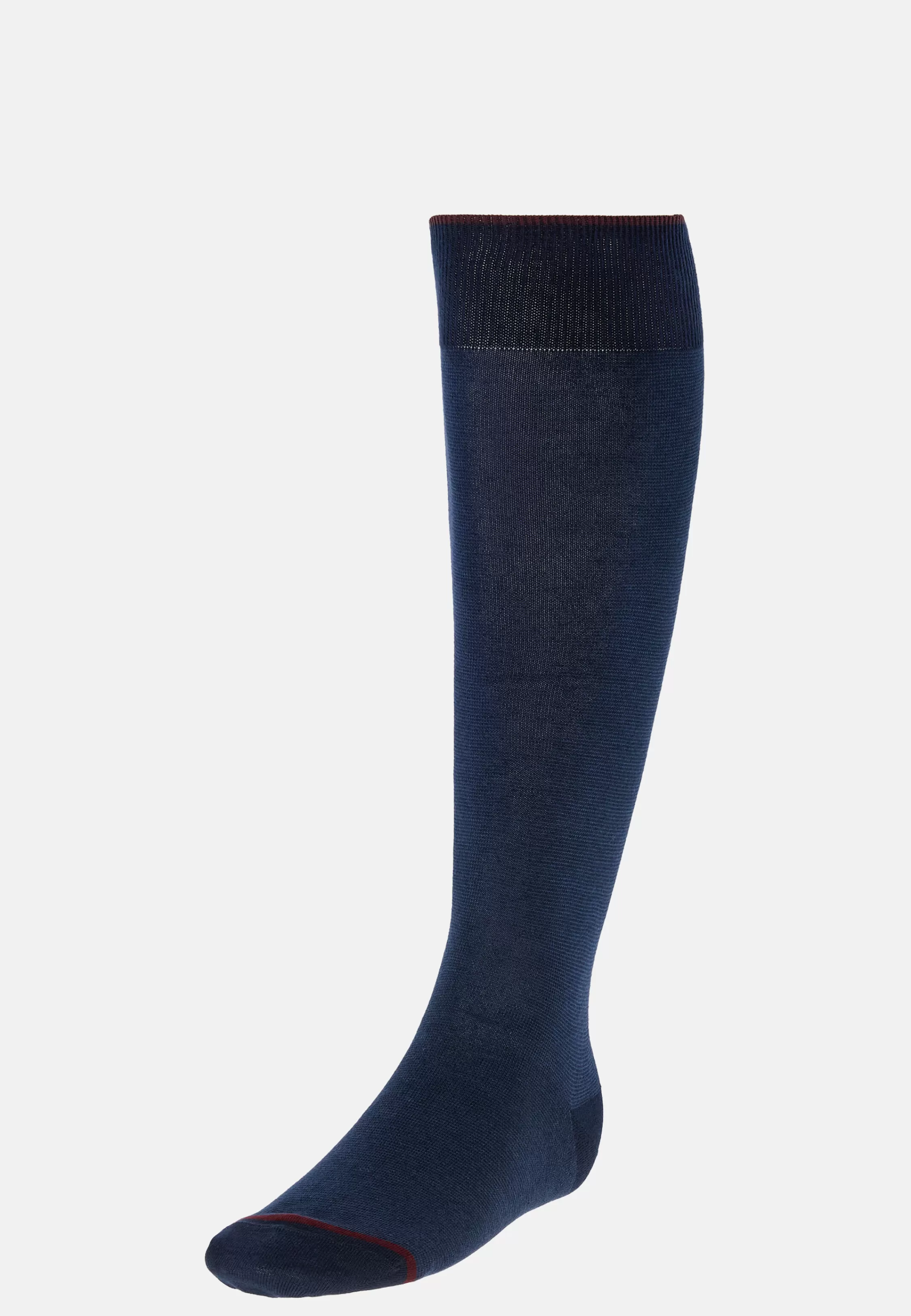 Boggi Milano Micro Striped Socks In Organic Cotton