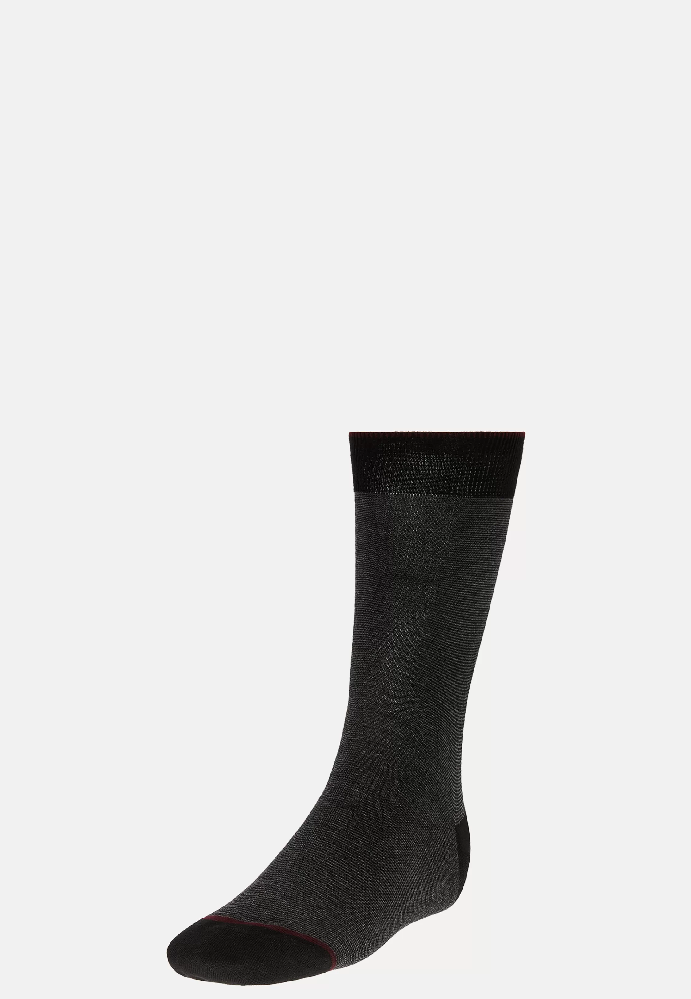 Boggi Milano Micro Striped Socks In Organic Cotton