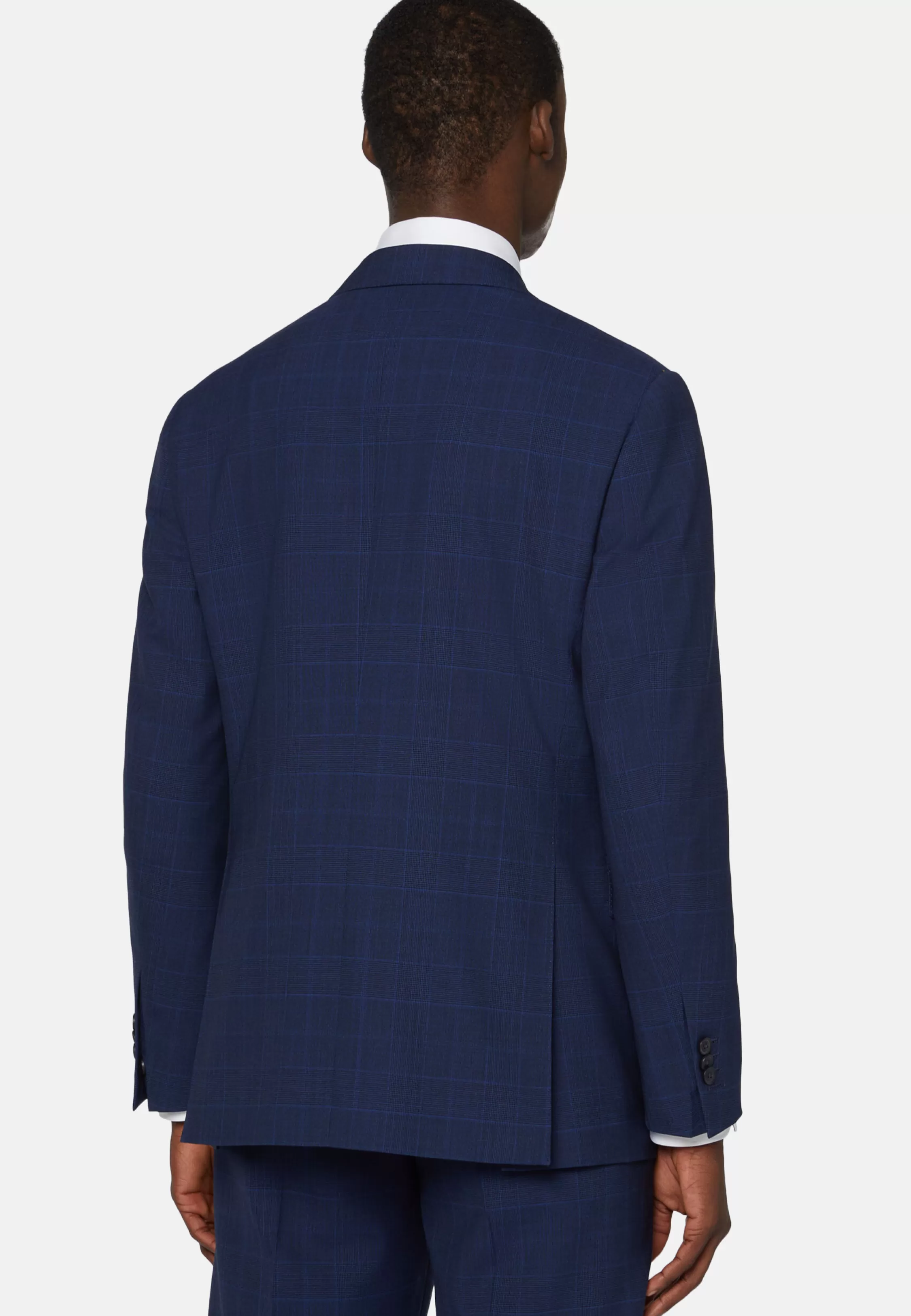 Boggi Milano Prince Of Wales Check Suit In Super 130 Wool