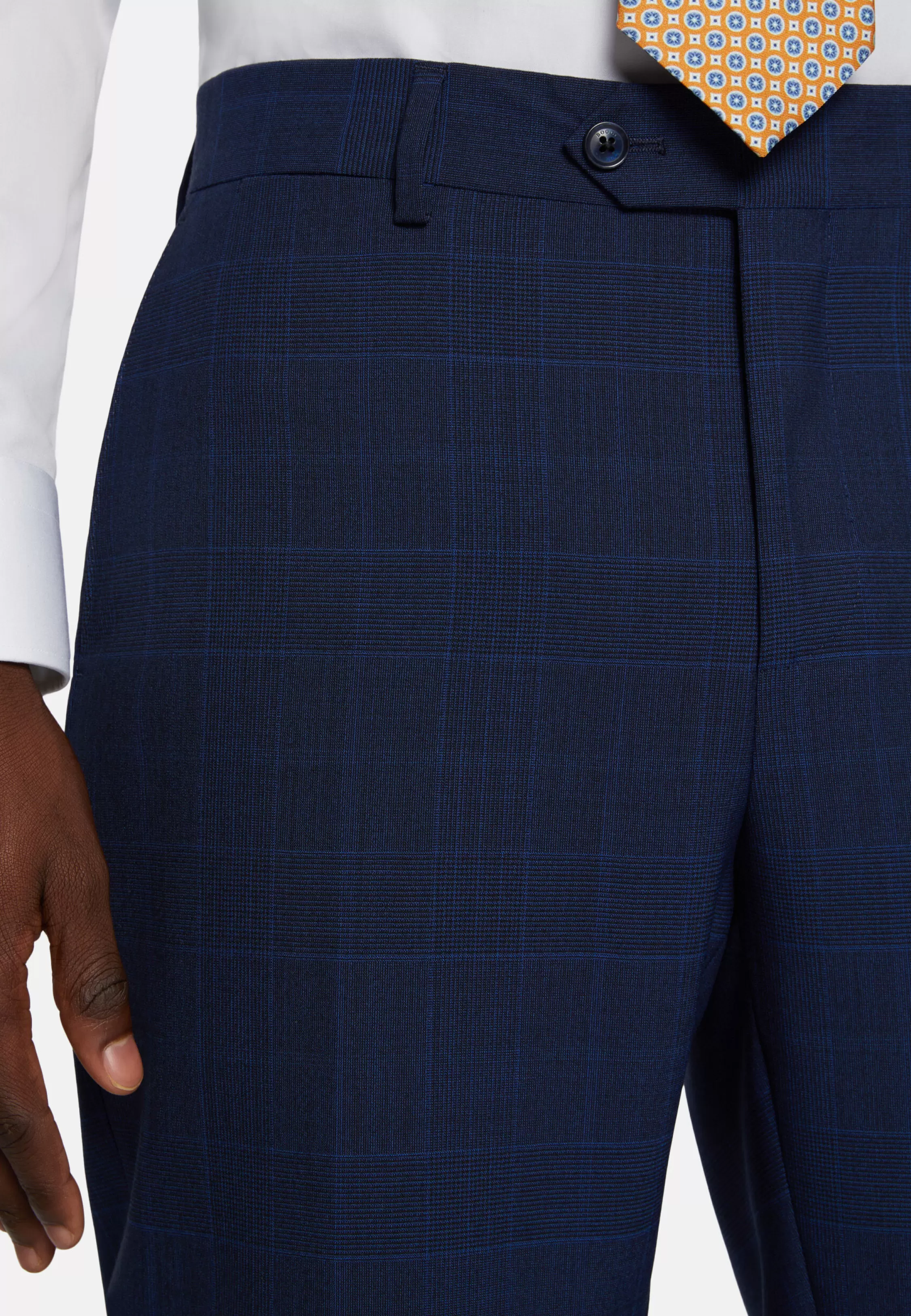 Boggi Milano Prince Of Wales Check Suit In Super 130 Wool