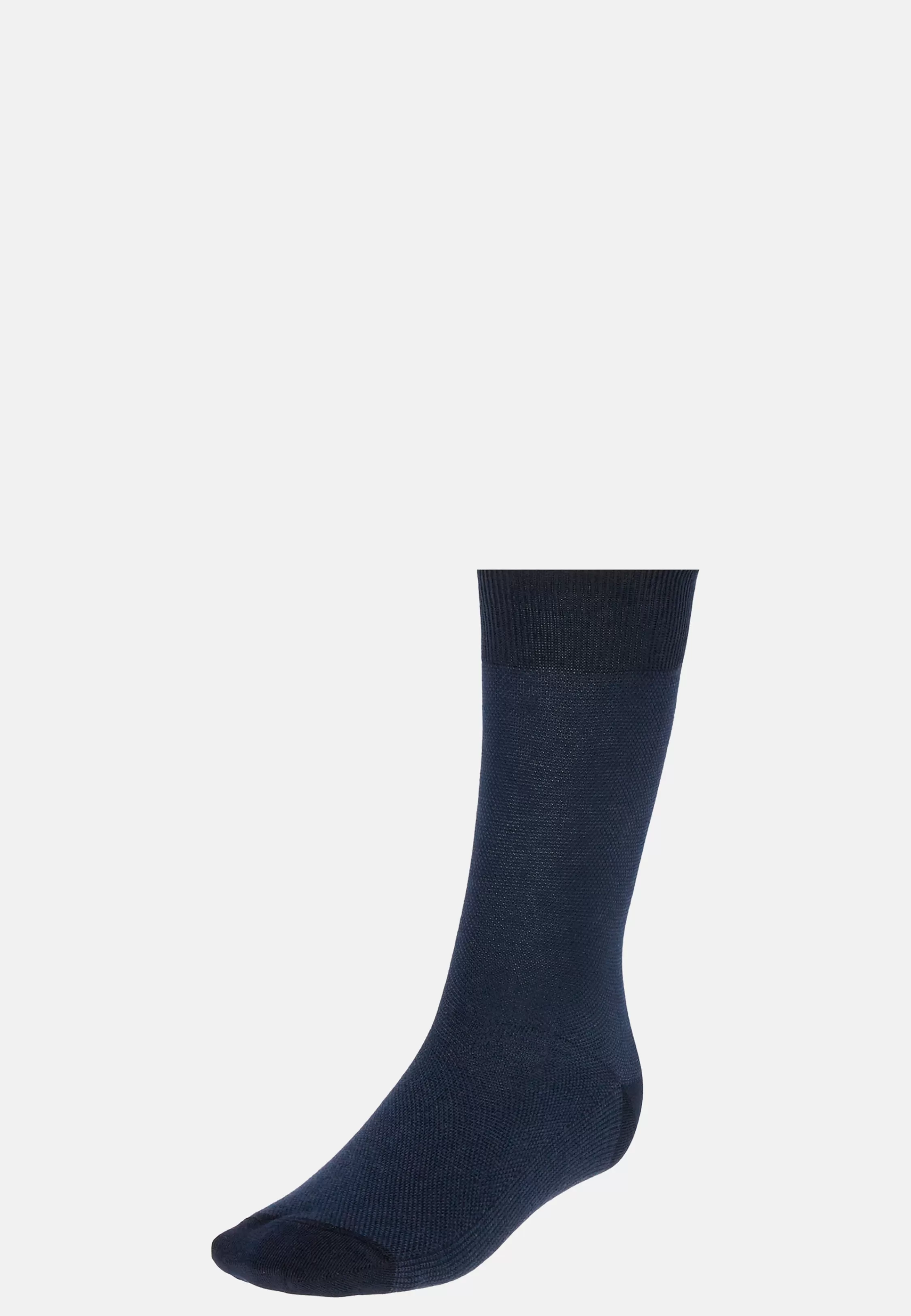 Boggi Milano Oxford Cotton Socks In Organic Cotton