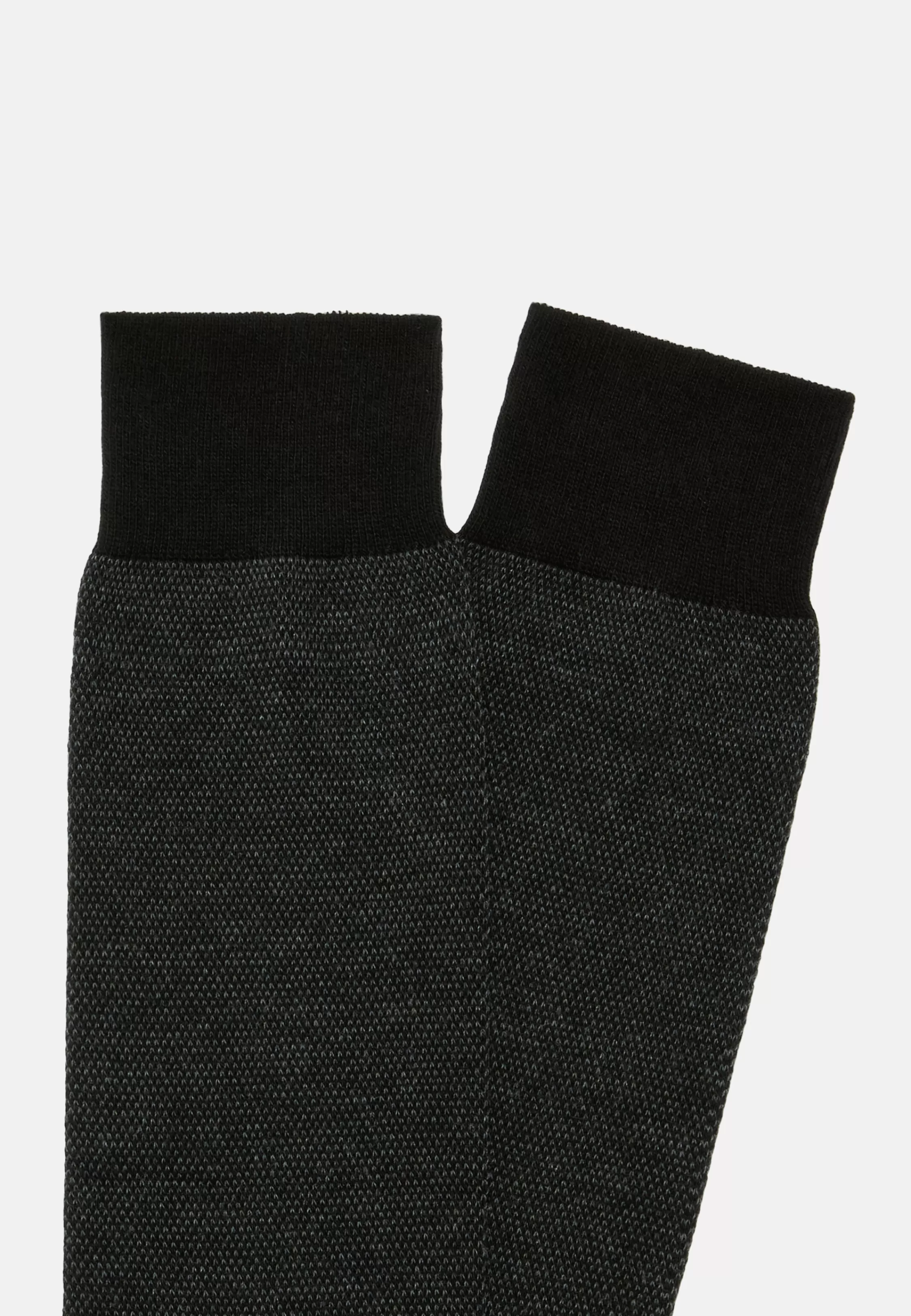 Boggi Milano Oxford Cotton Socks In Organic Cotton