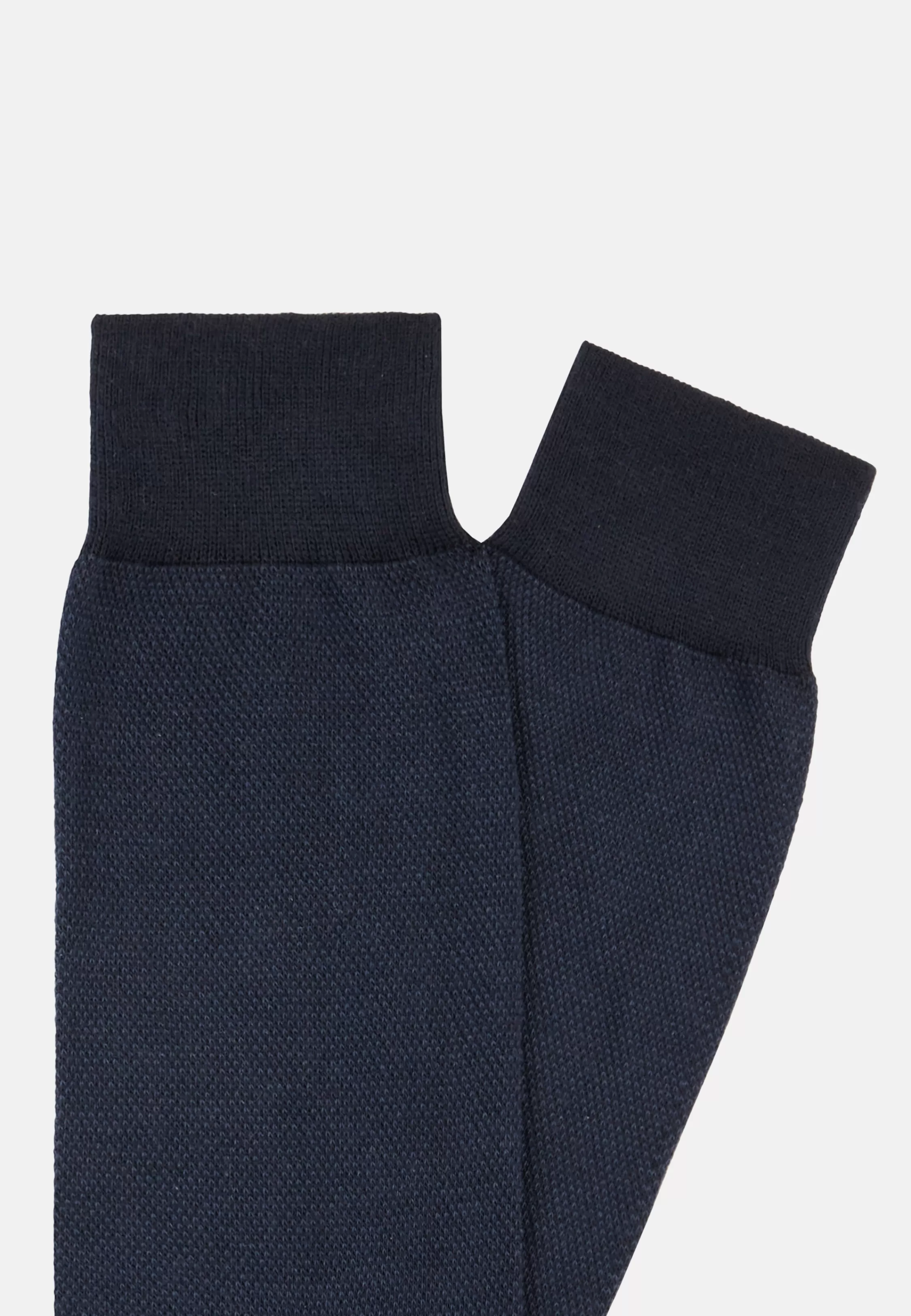 Boggi Milano Oxford Cotton Socks In Organic Cotton