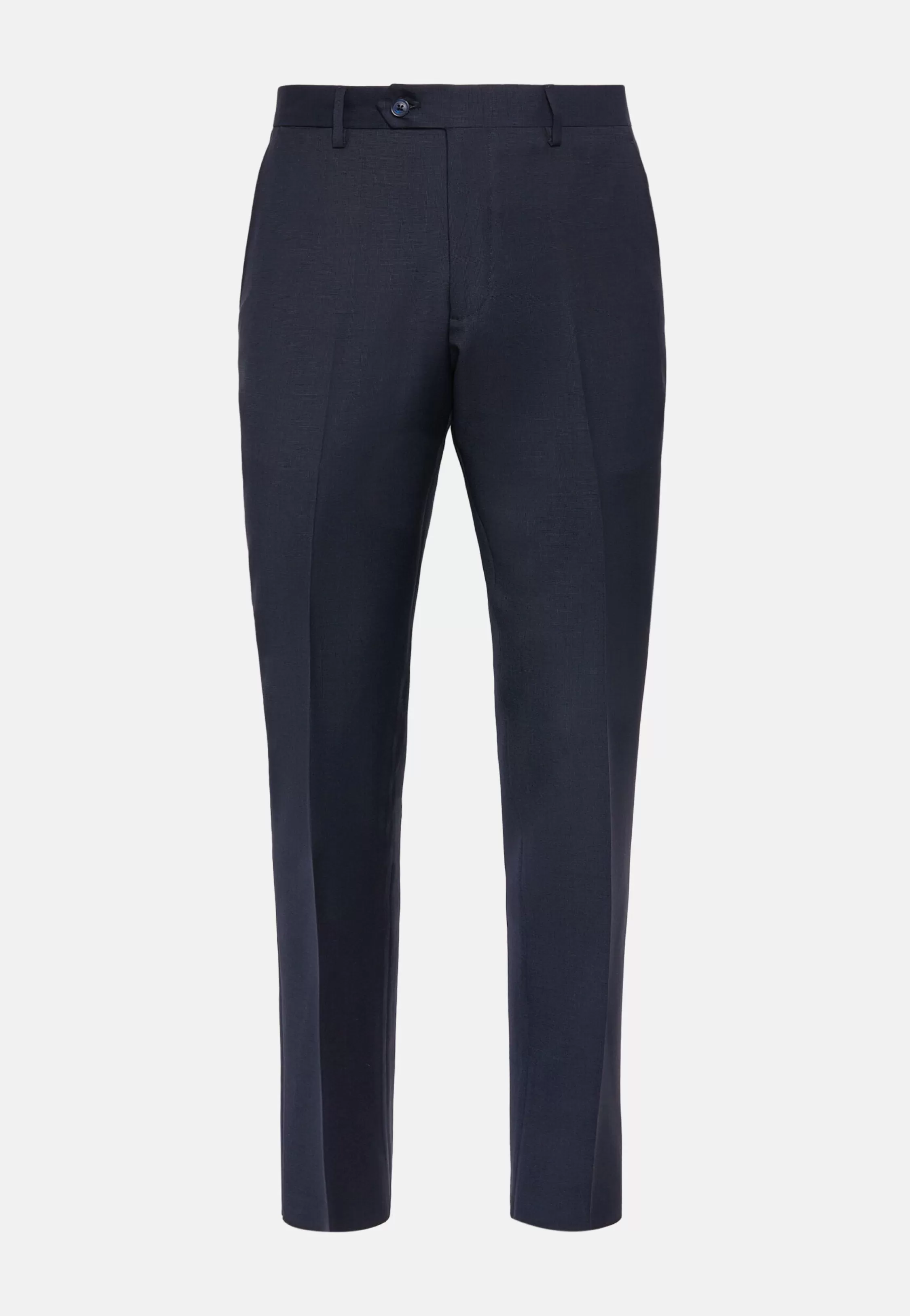 Boggi Milano Pants In Wool Micro Textured Fabric