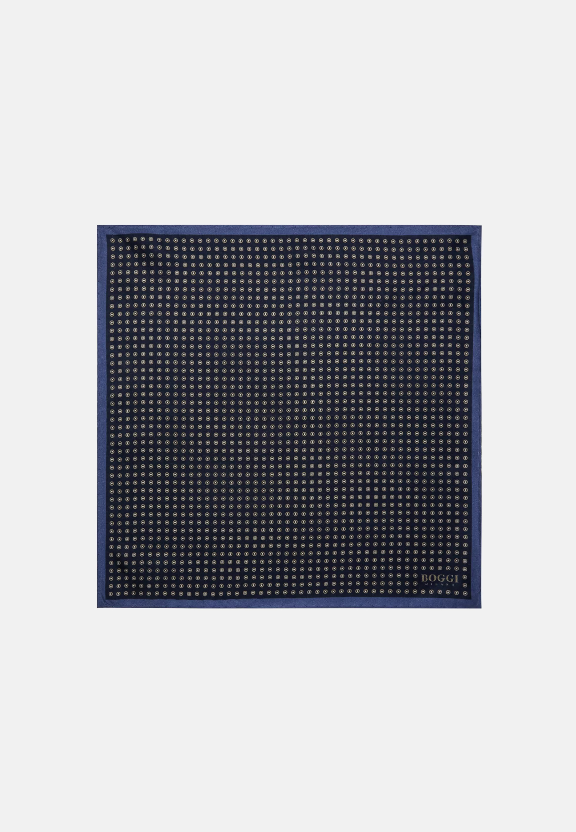 Boggi Milano Polka Dot Silk Clutch Bag