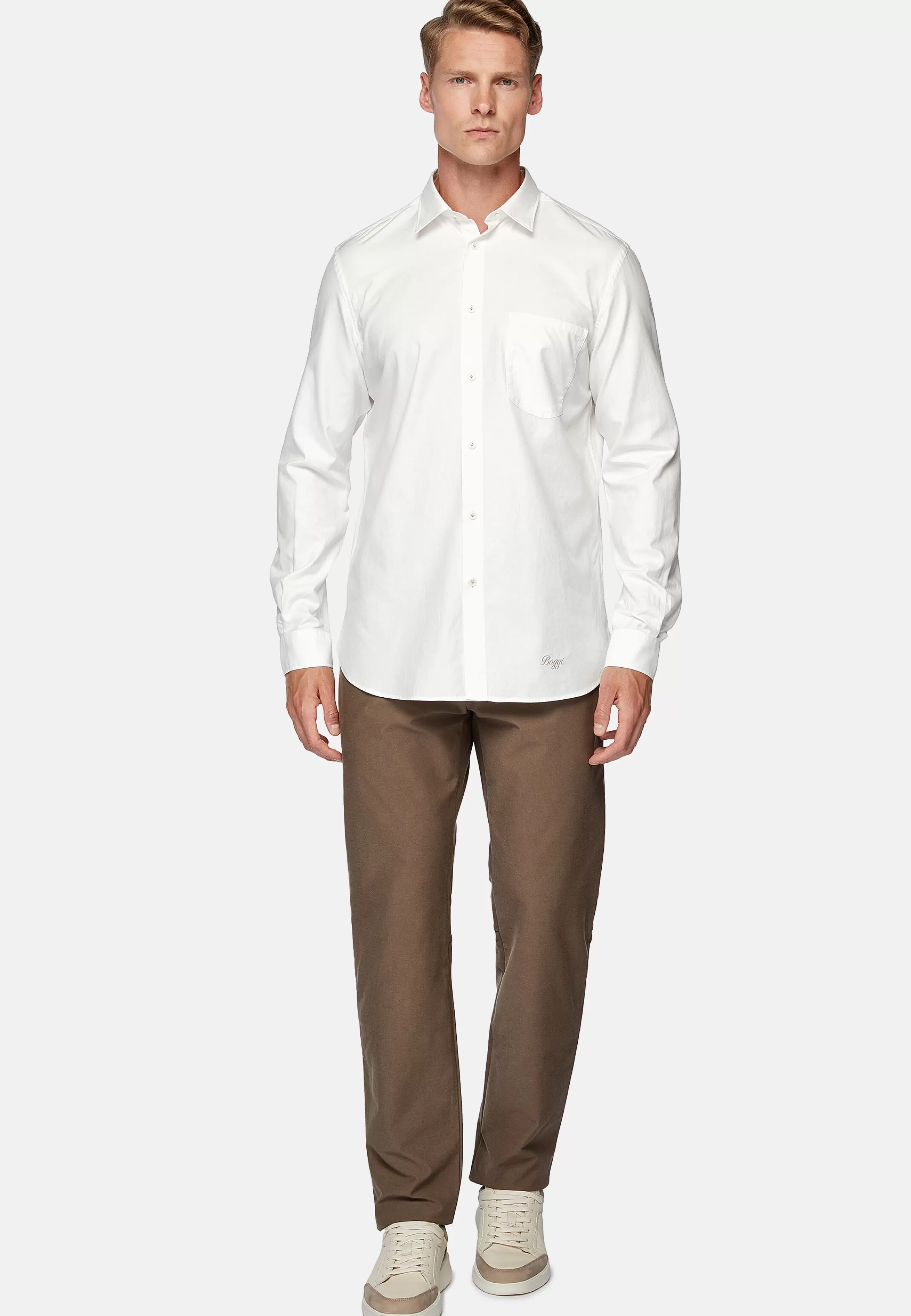 Boggi Milano Regular Fit Cotton Shirt