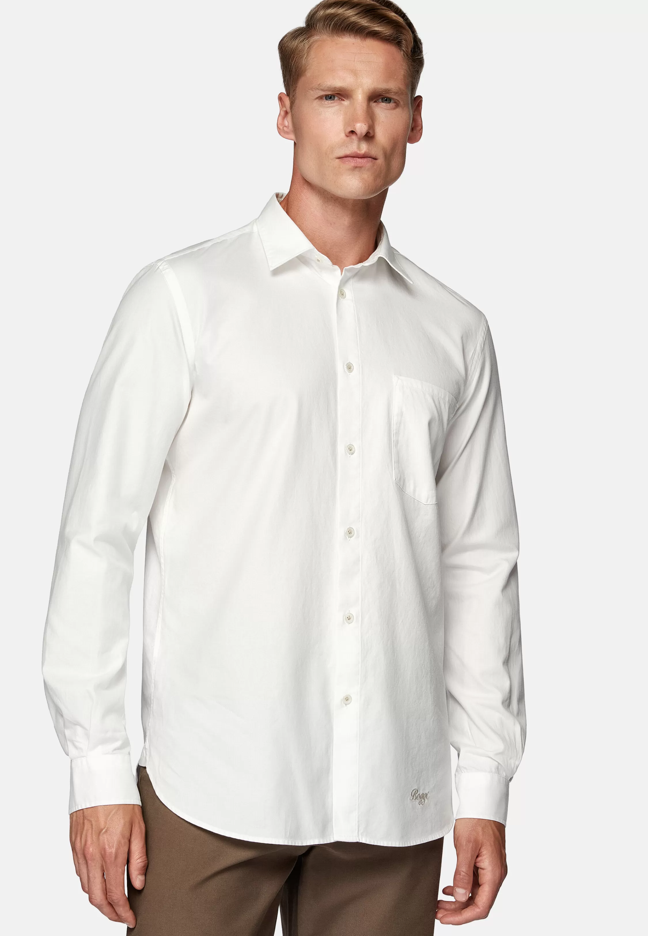 Boggi Milano Regular Fit Cotton Shirt