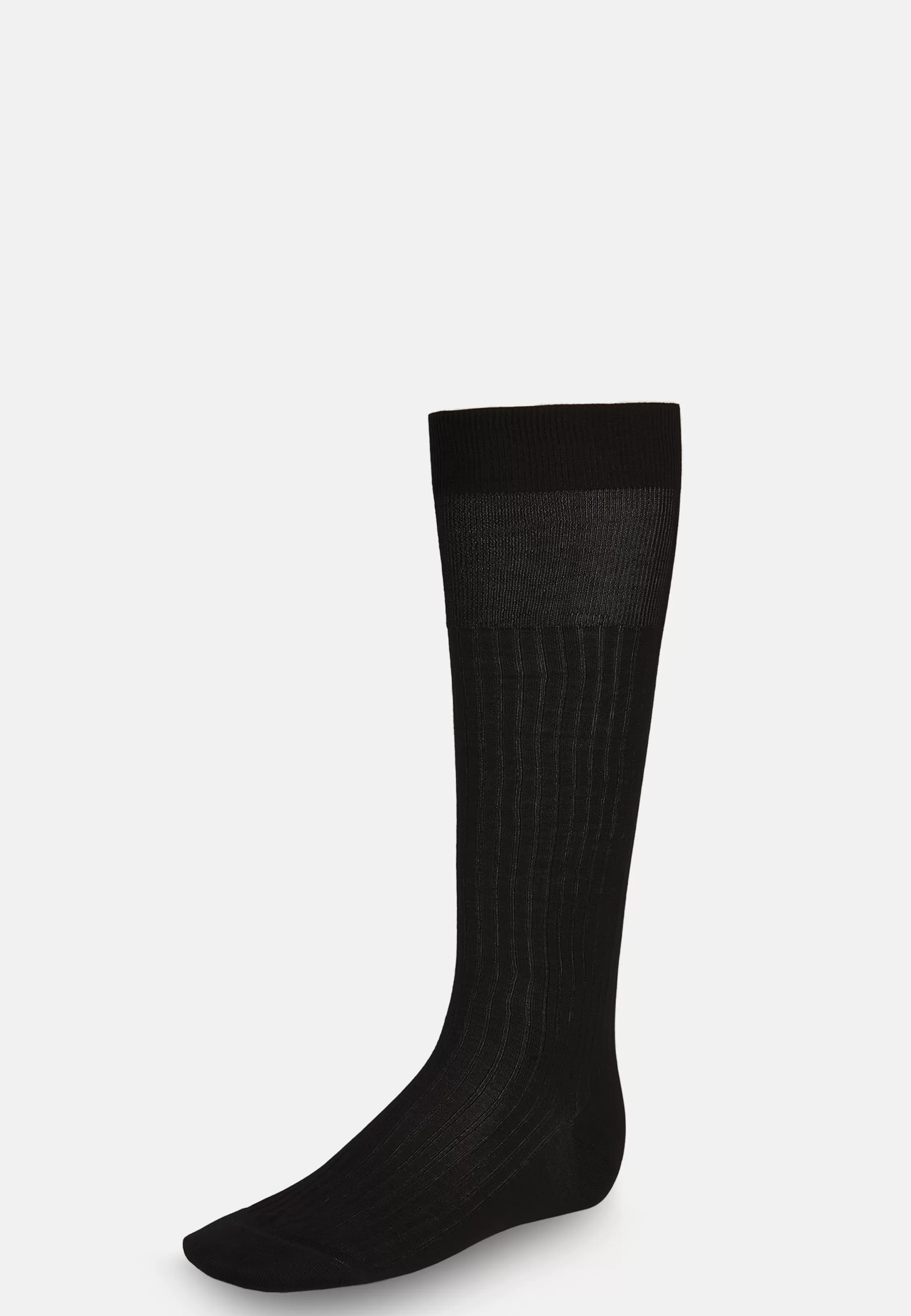 Boggi Milano Ribbed Cotton Socks