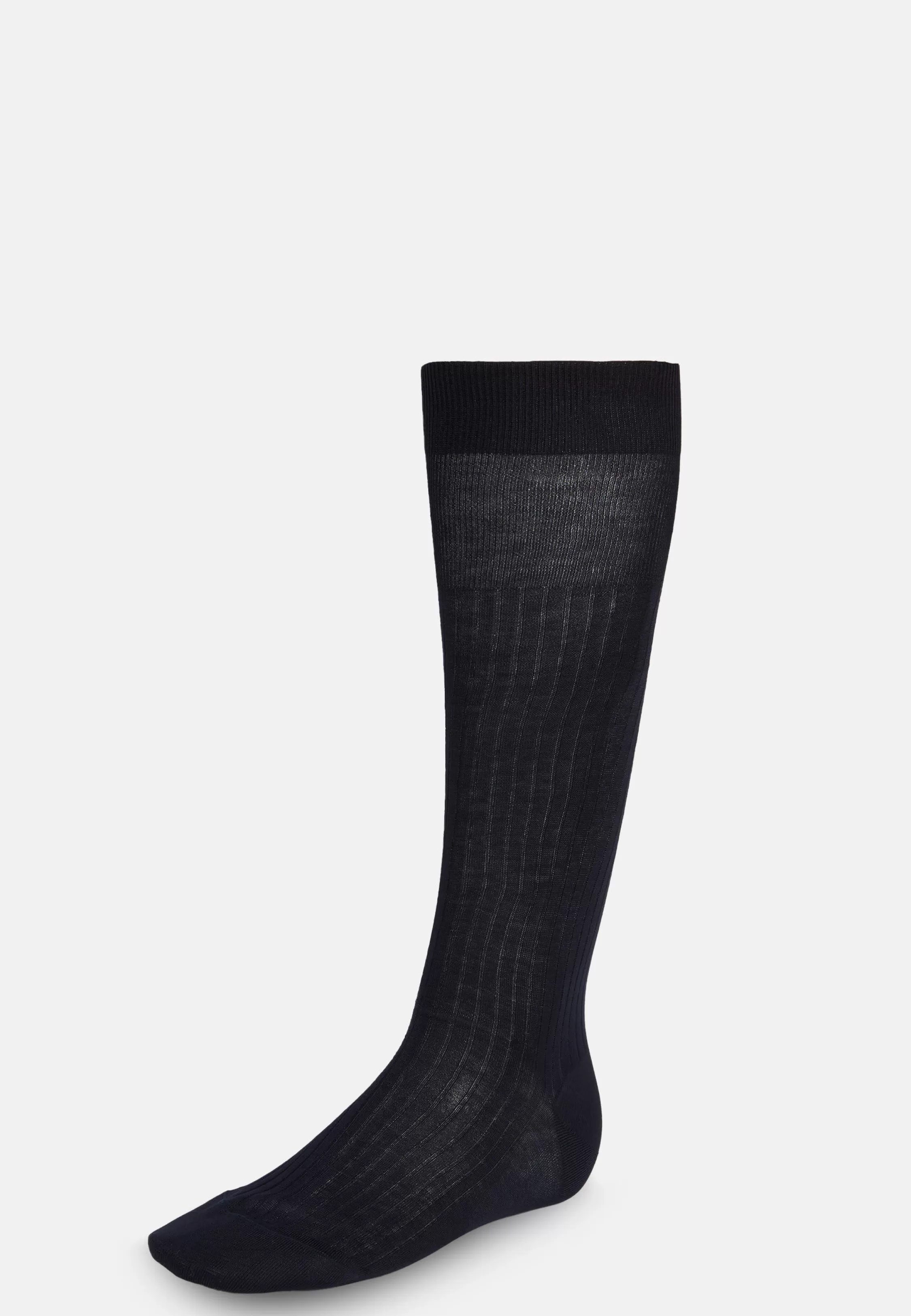 Boggi Milano Ribbed Cotton Socks