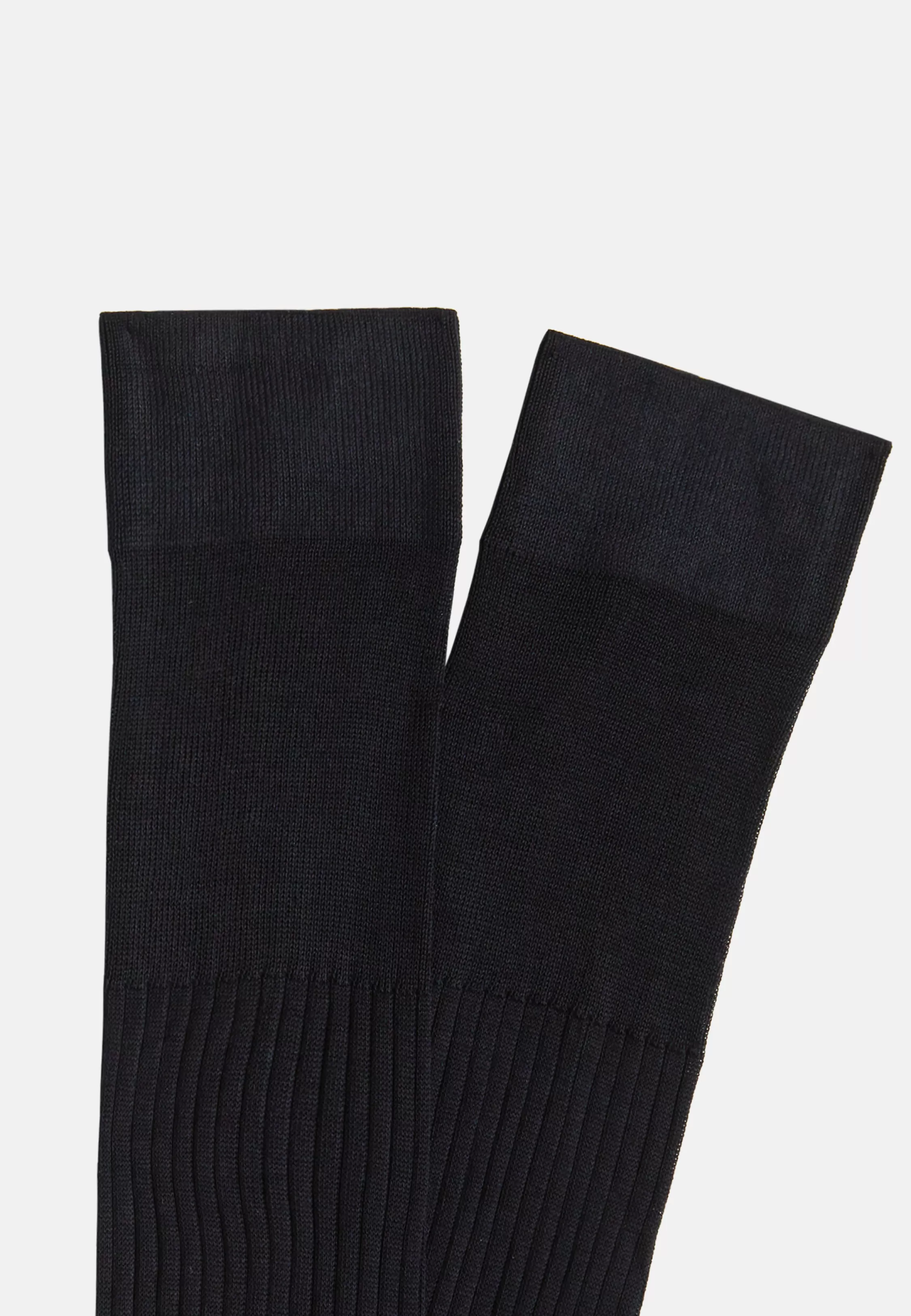 Boggi Milano Ribbed Cotton Socks