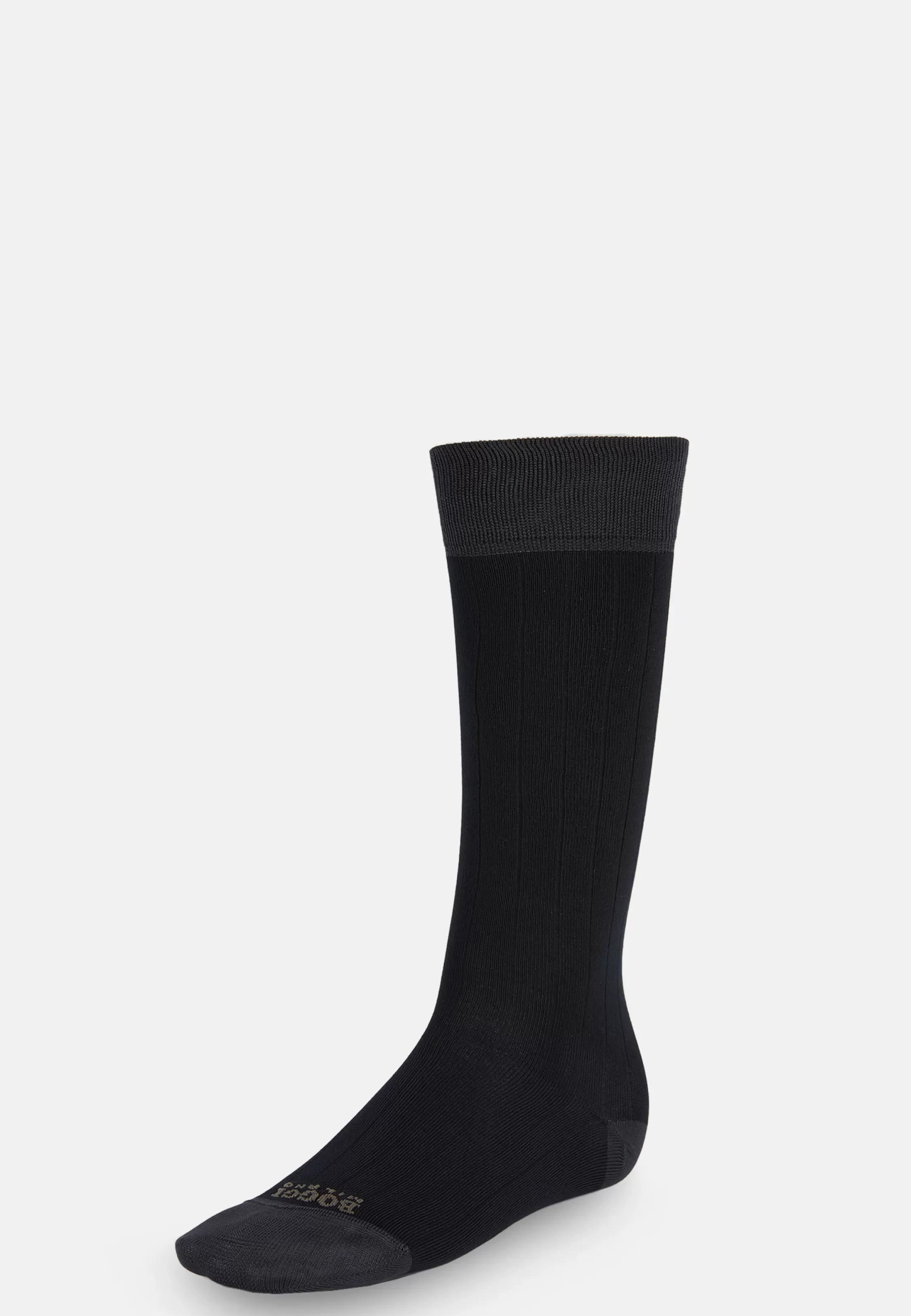 Boggi Milano Ribbed Socks In Performance Yarn