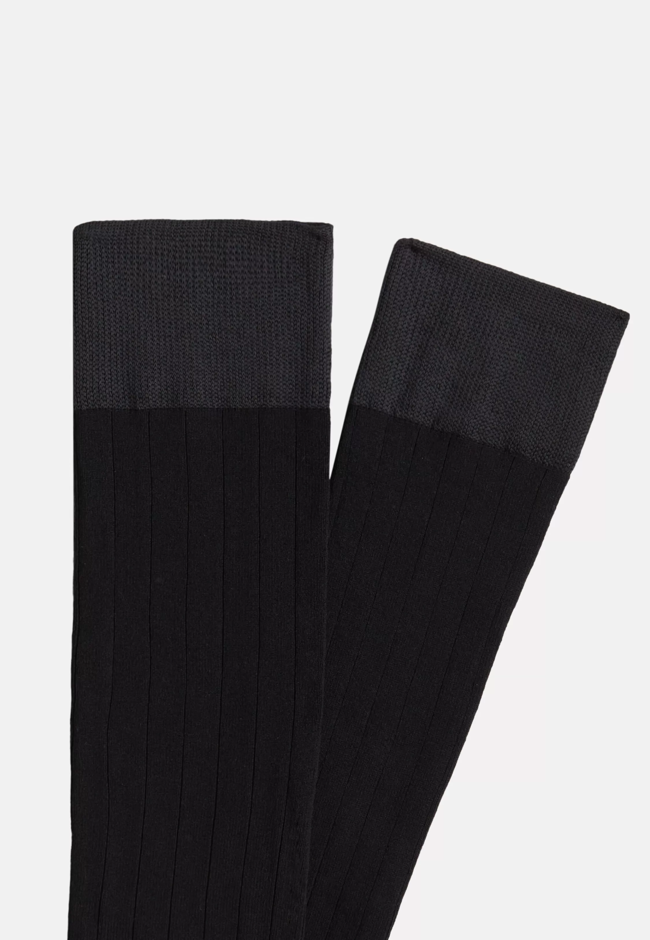 Boggi Milano Ribbed Socks In Performance Yarn