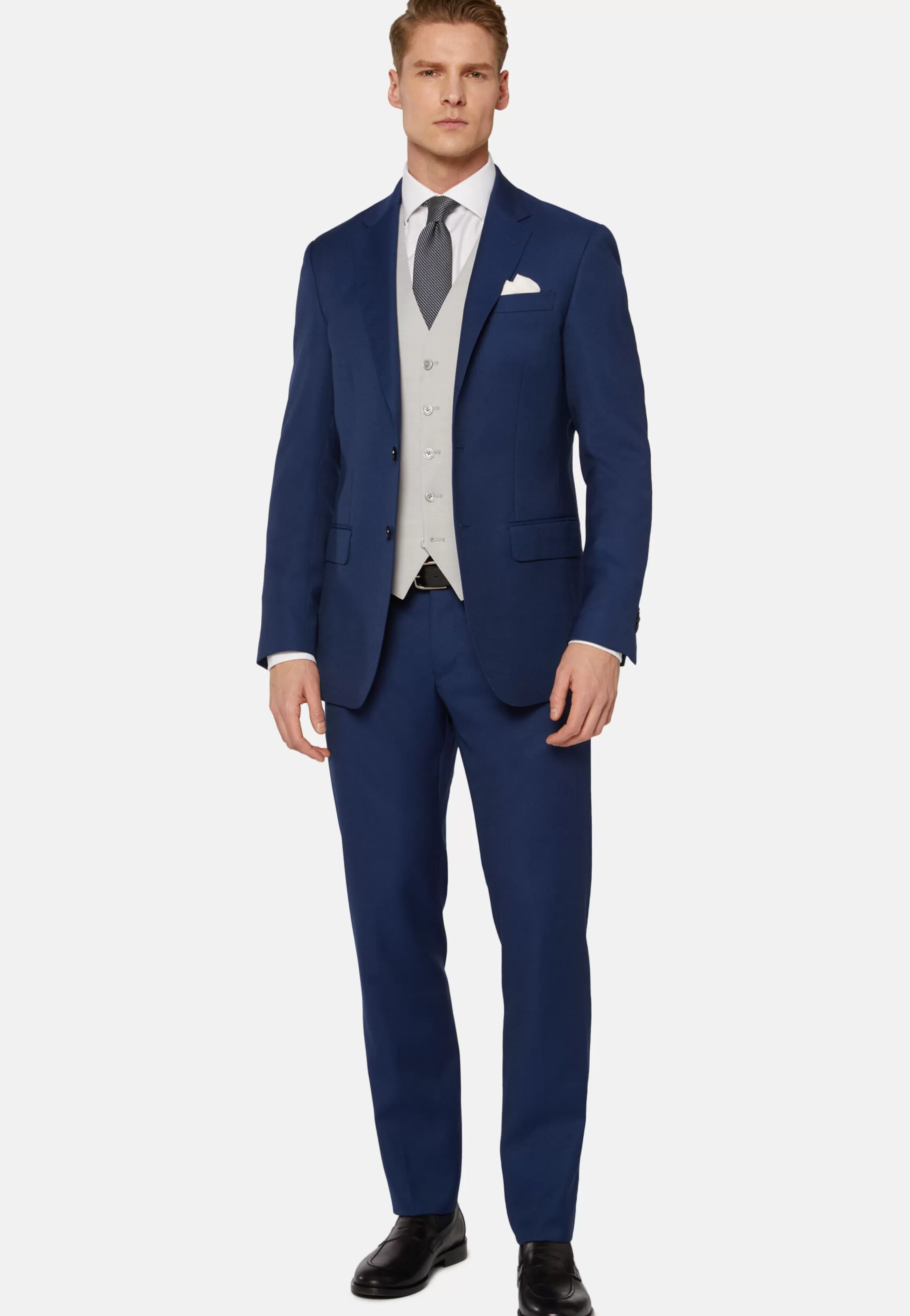 Boggi Milano Suit In Pure Wool