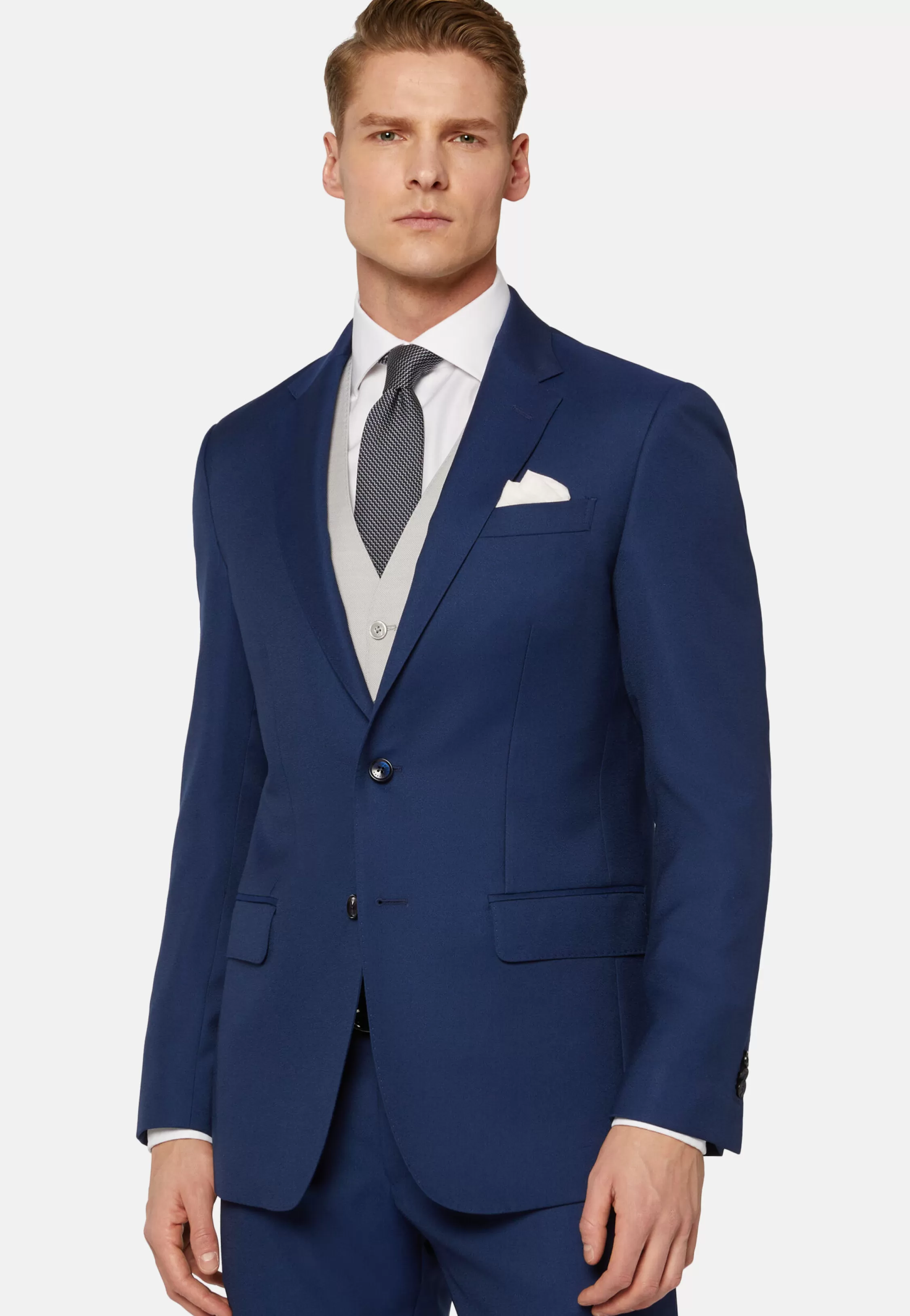 Boggi Milano Suit In Pure Wool