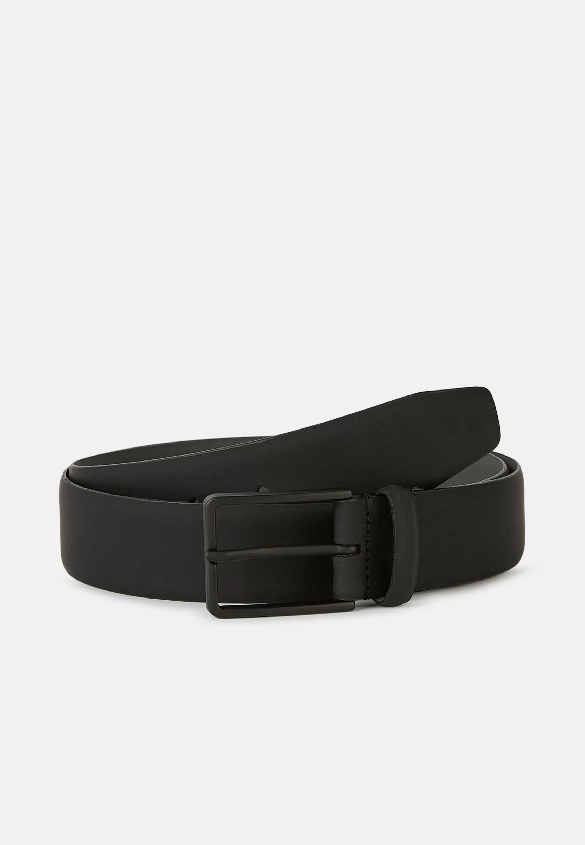 Boggi Milano Rubberised Leather Belt With Logo