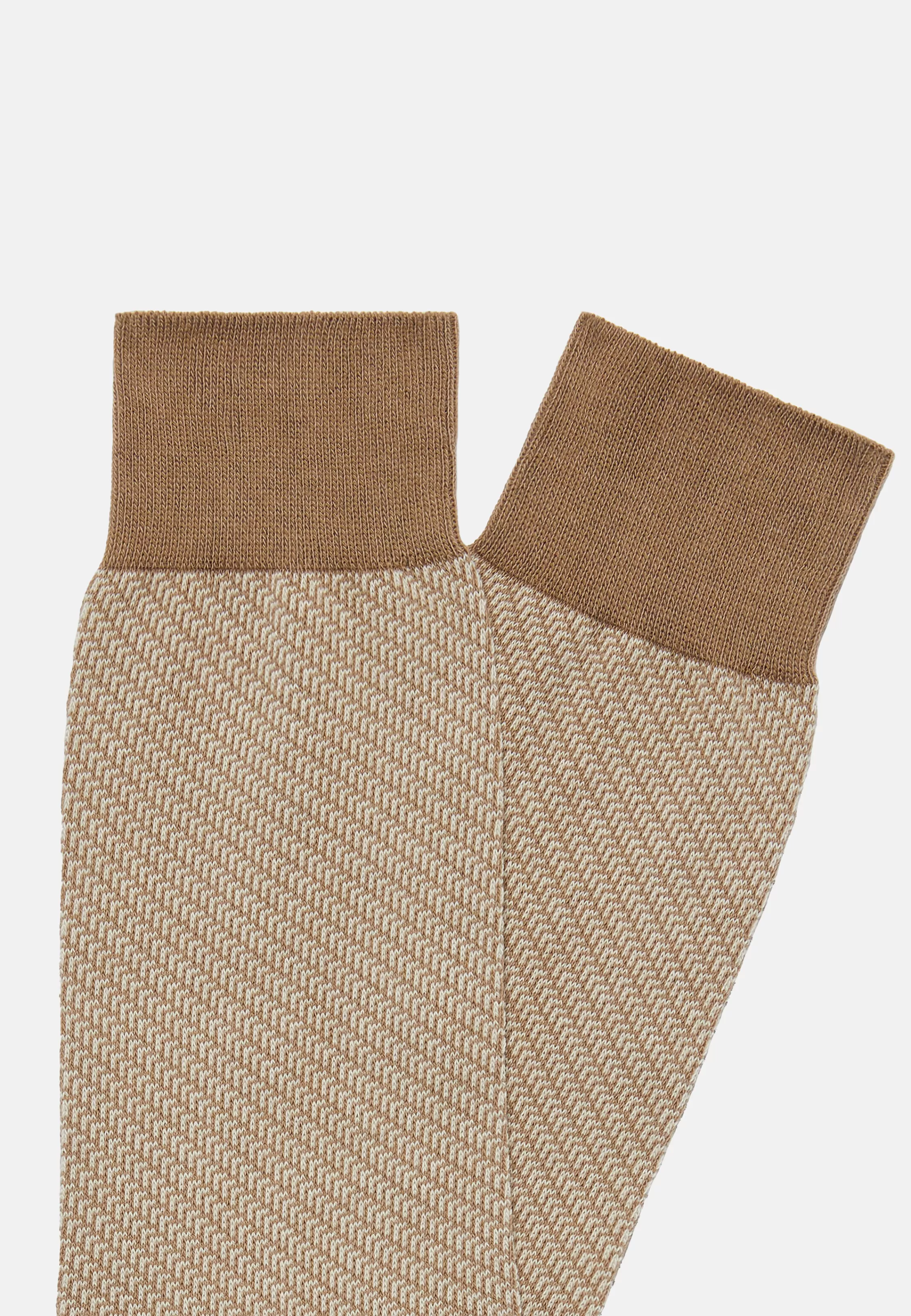 Boggi Milano Socks With Micro Pattern In Organic Cotton