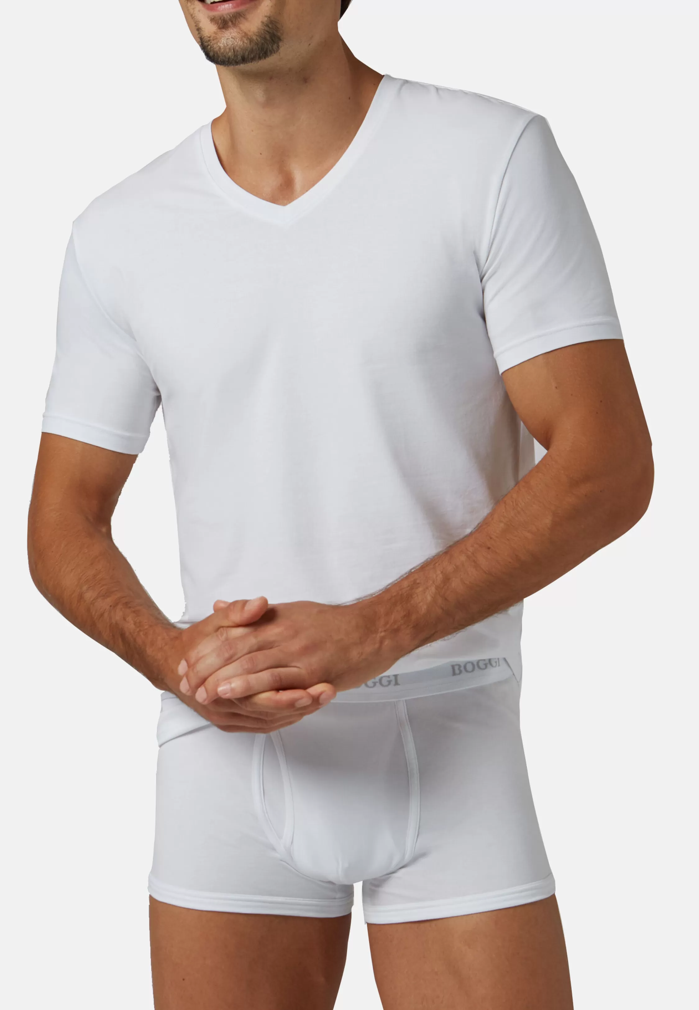 Boggi Milano Stretch Cotton Jersey T-shirt