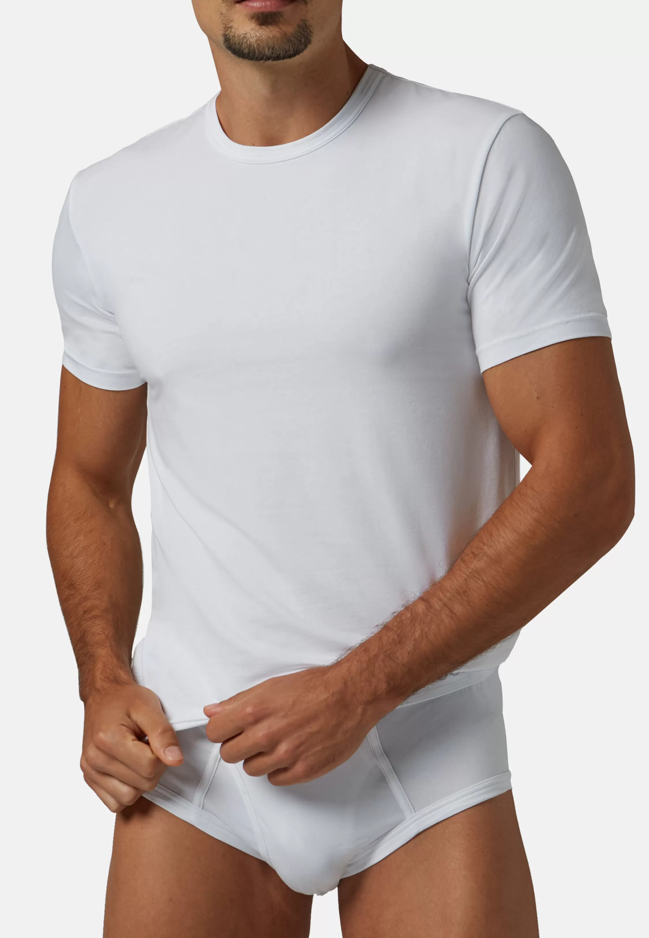 Boggi Milano Stretch Cotton Jersey T-shirt